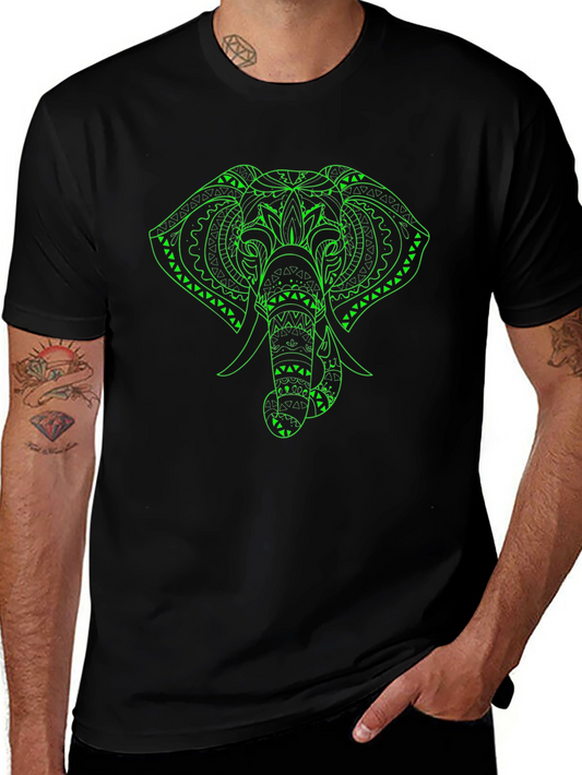 Geometric Elephant Graphic Tee