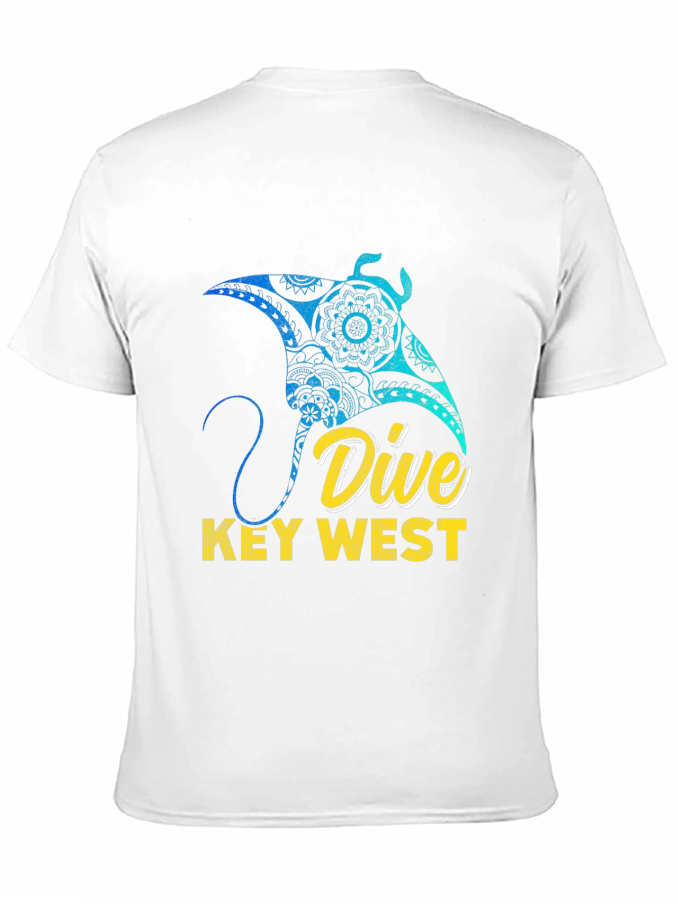 Dive Key West Graphic Tee - Manta Ray Design