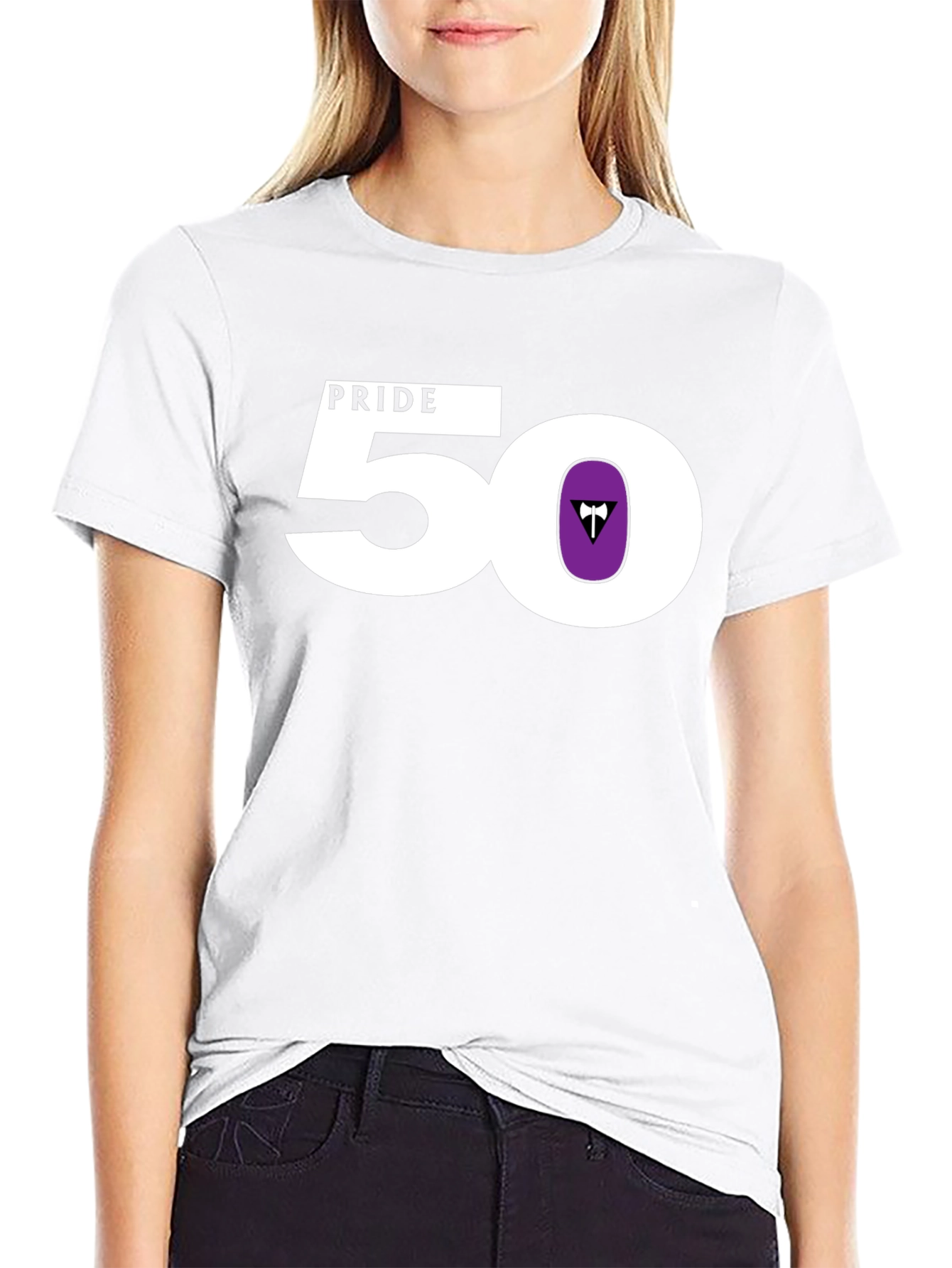 Pride 50 Lesbian Labrys T-Shirt