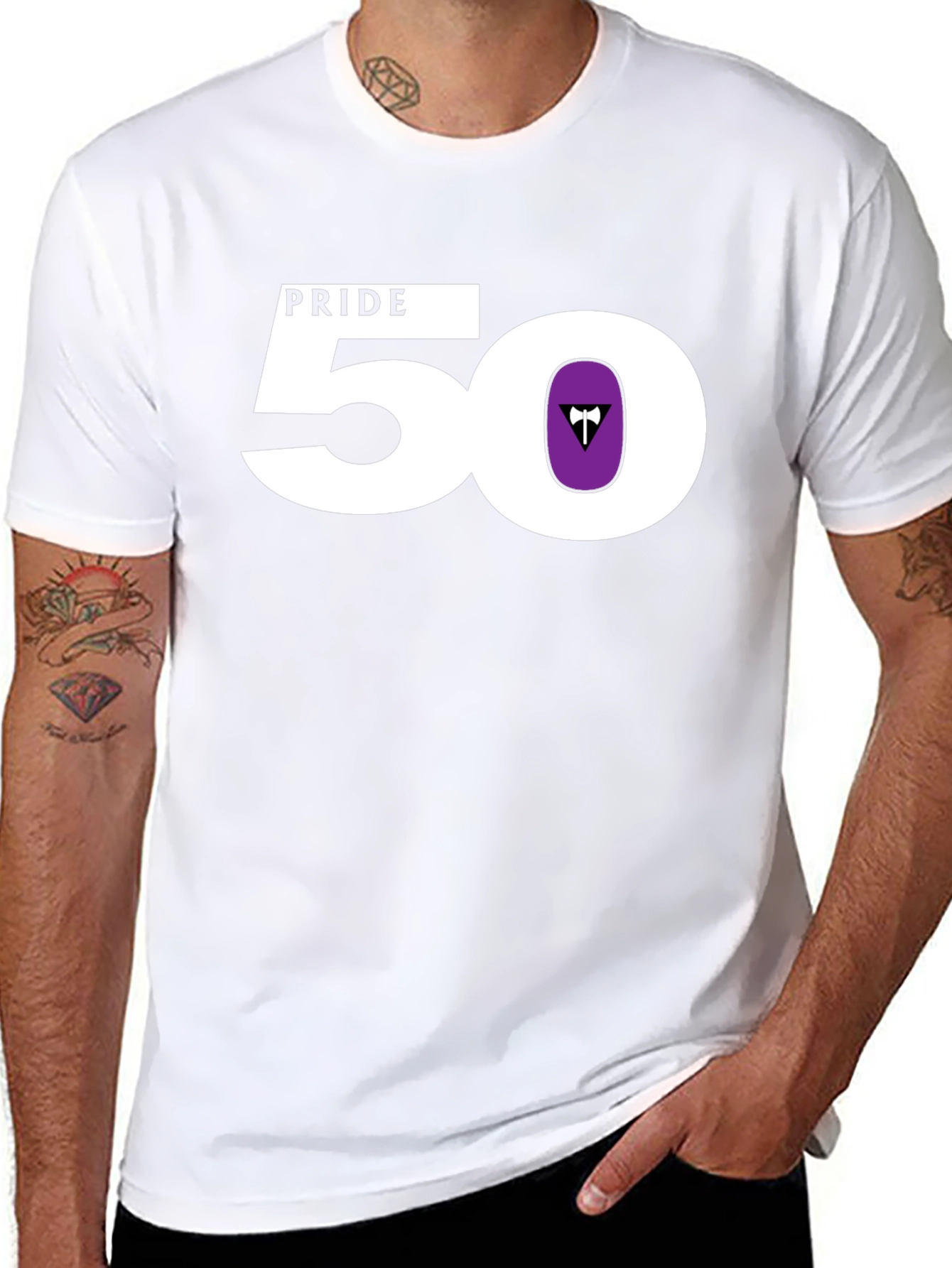 Pride 50 Lesbian Labrys T-Shirt