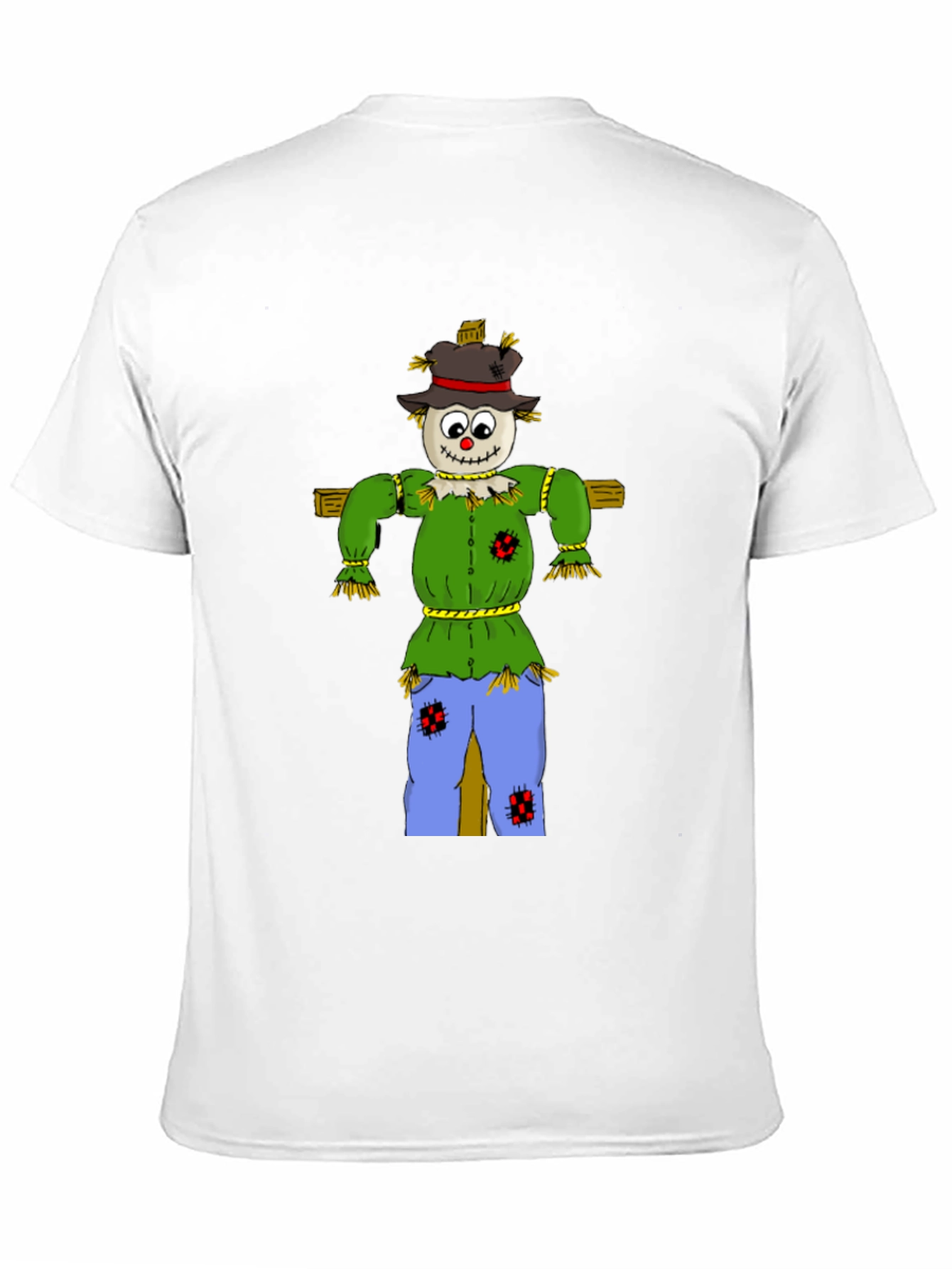 Scarecrow Graphic Tee - Black Cotton T-Shirt