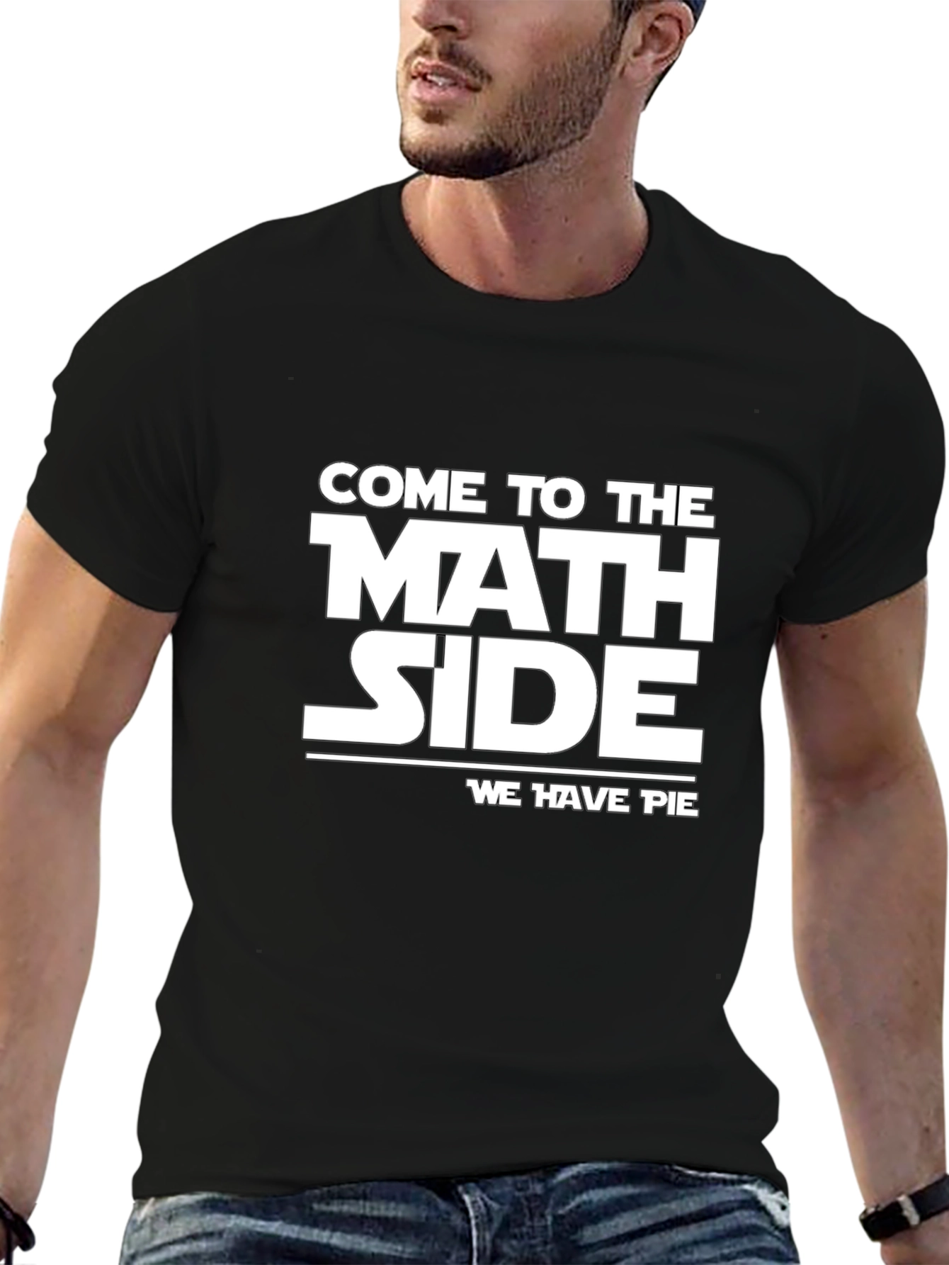 Math Side Pie T-Shirt - Funny Geeky Tee