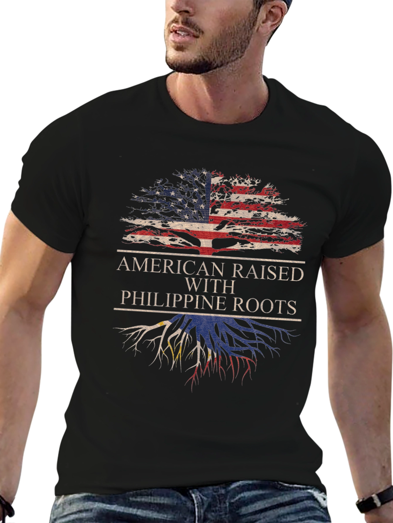 American Raised with Philippine Roots T-Shirt