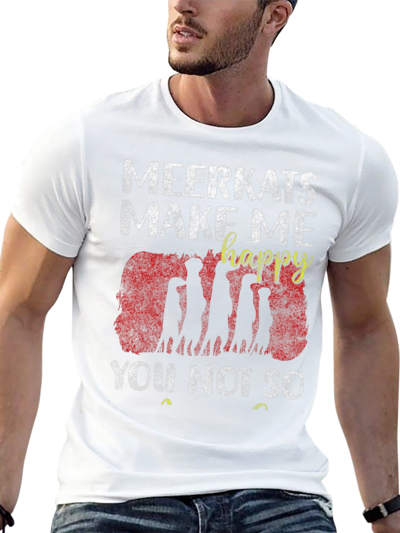 Meerkat Graphic T-Shirt - Make Me Happy Tee