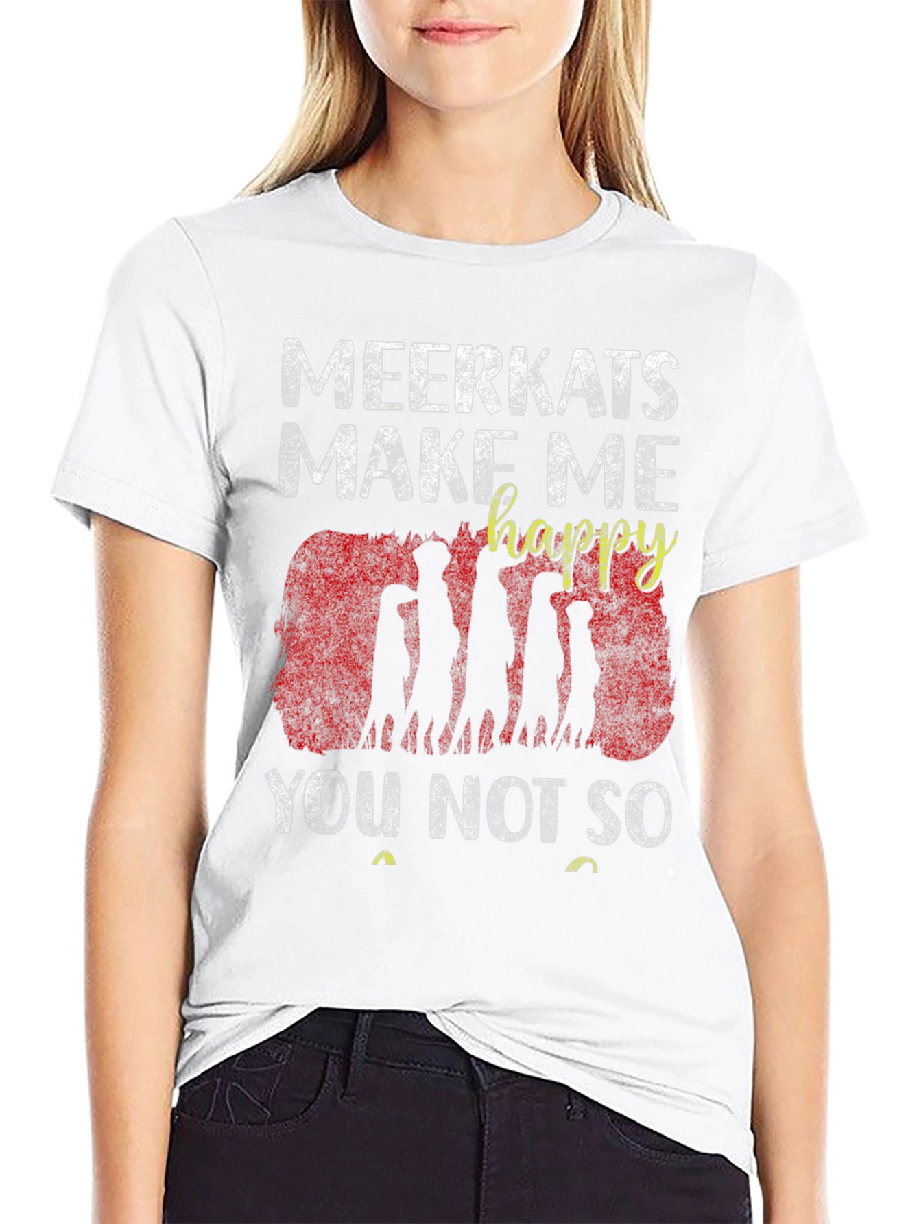Meerkat Graphic T-Shirt - Make Me Happy Tee