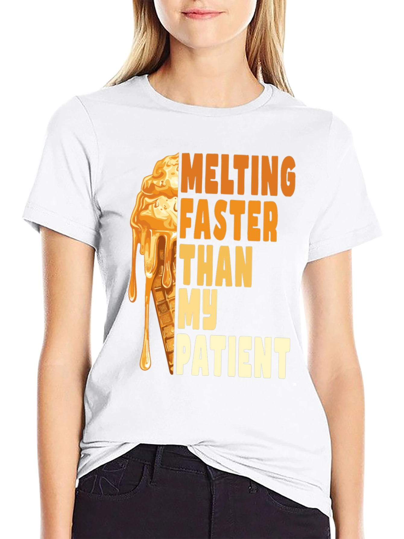 Funny Melting Ice Cream T-Shirt
