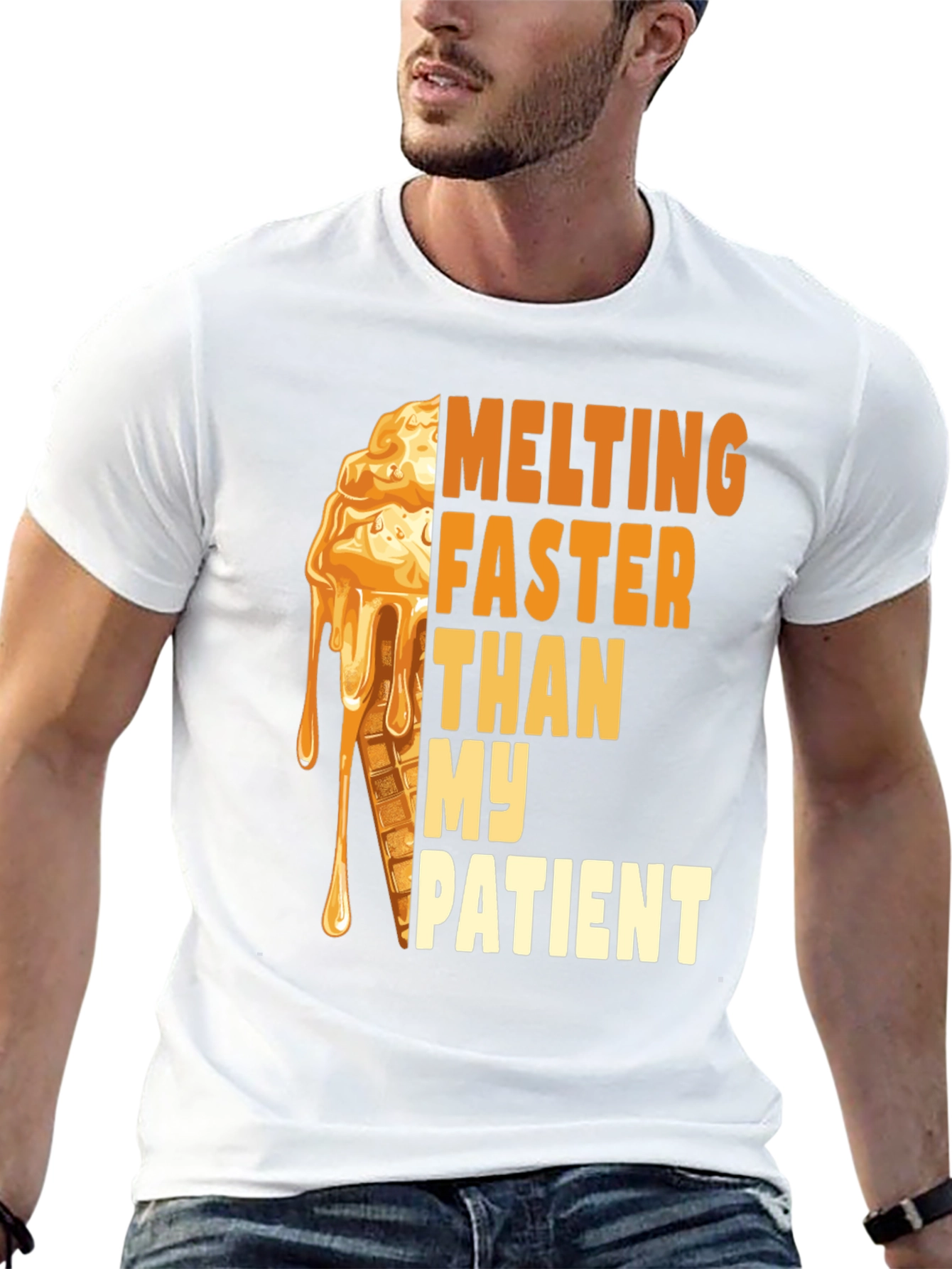 Funny Melting Ice Cream T-Shirt