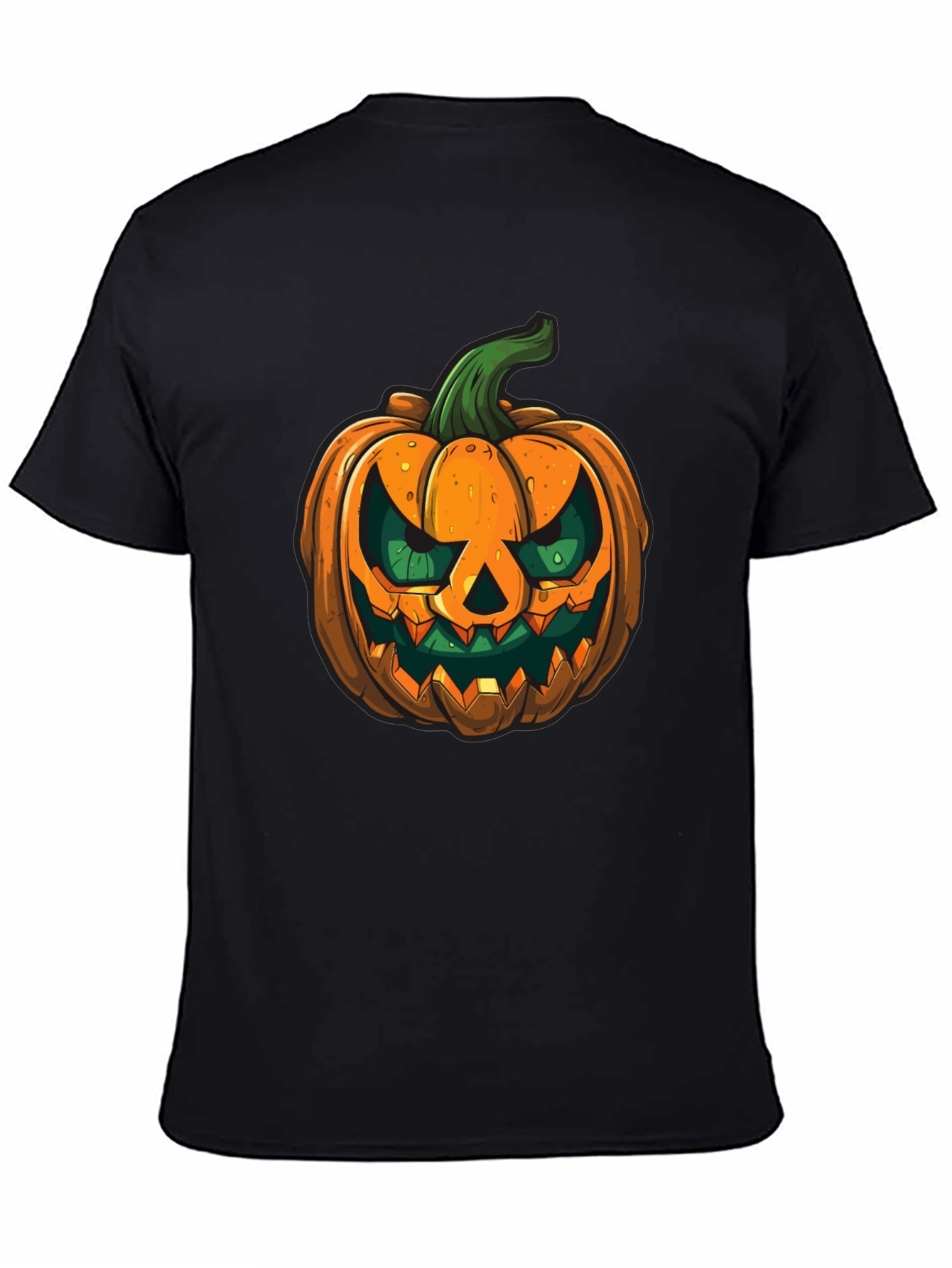 Spooky Pumpkin Graphic Tee - Halloween Style!