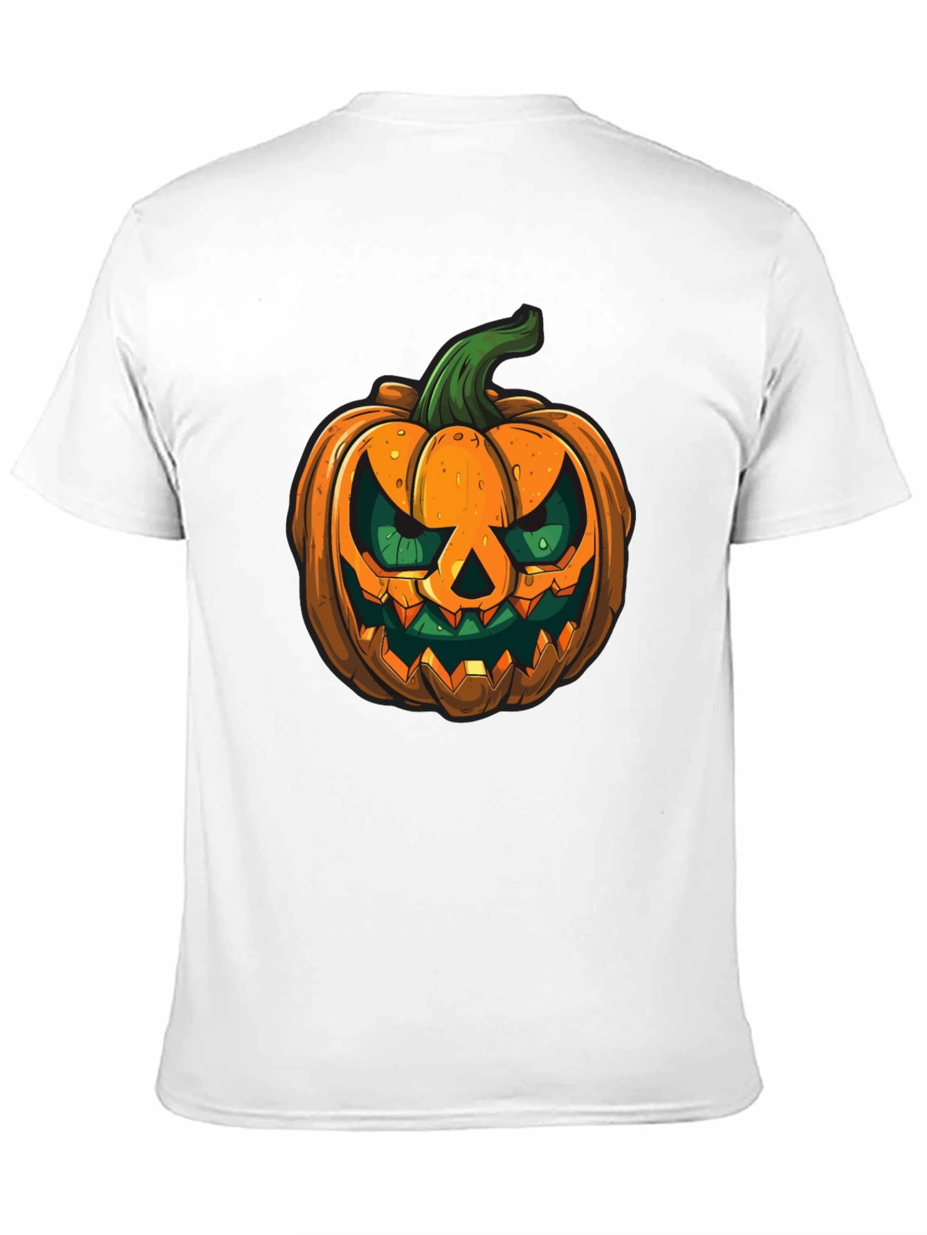 Spooky Pumpkin Graphic Tee - Halloween Style!