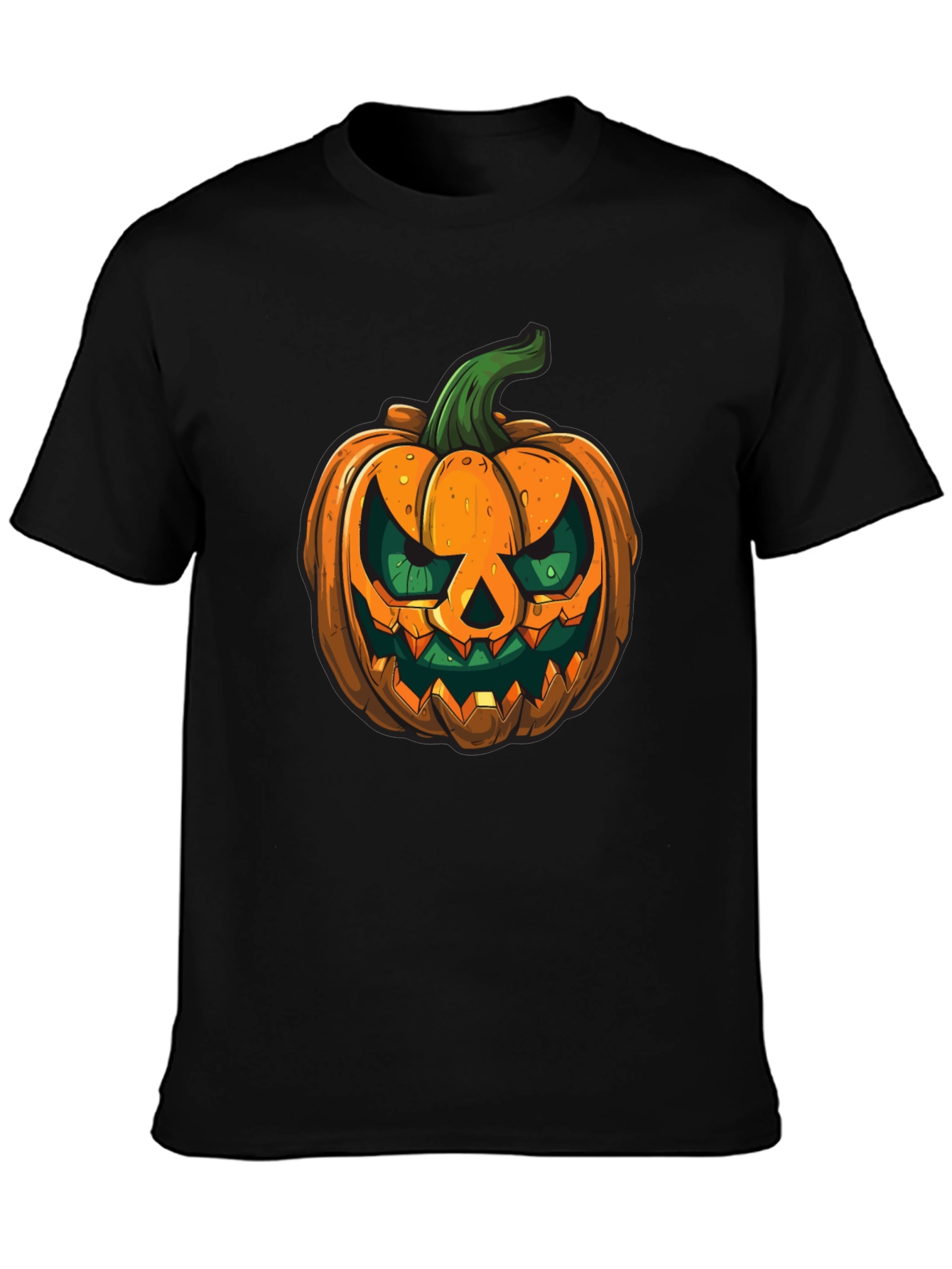 Spooky Pumpkin Graphic Tee - Halloween Style!