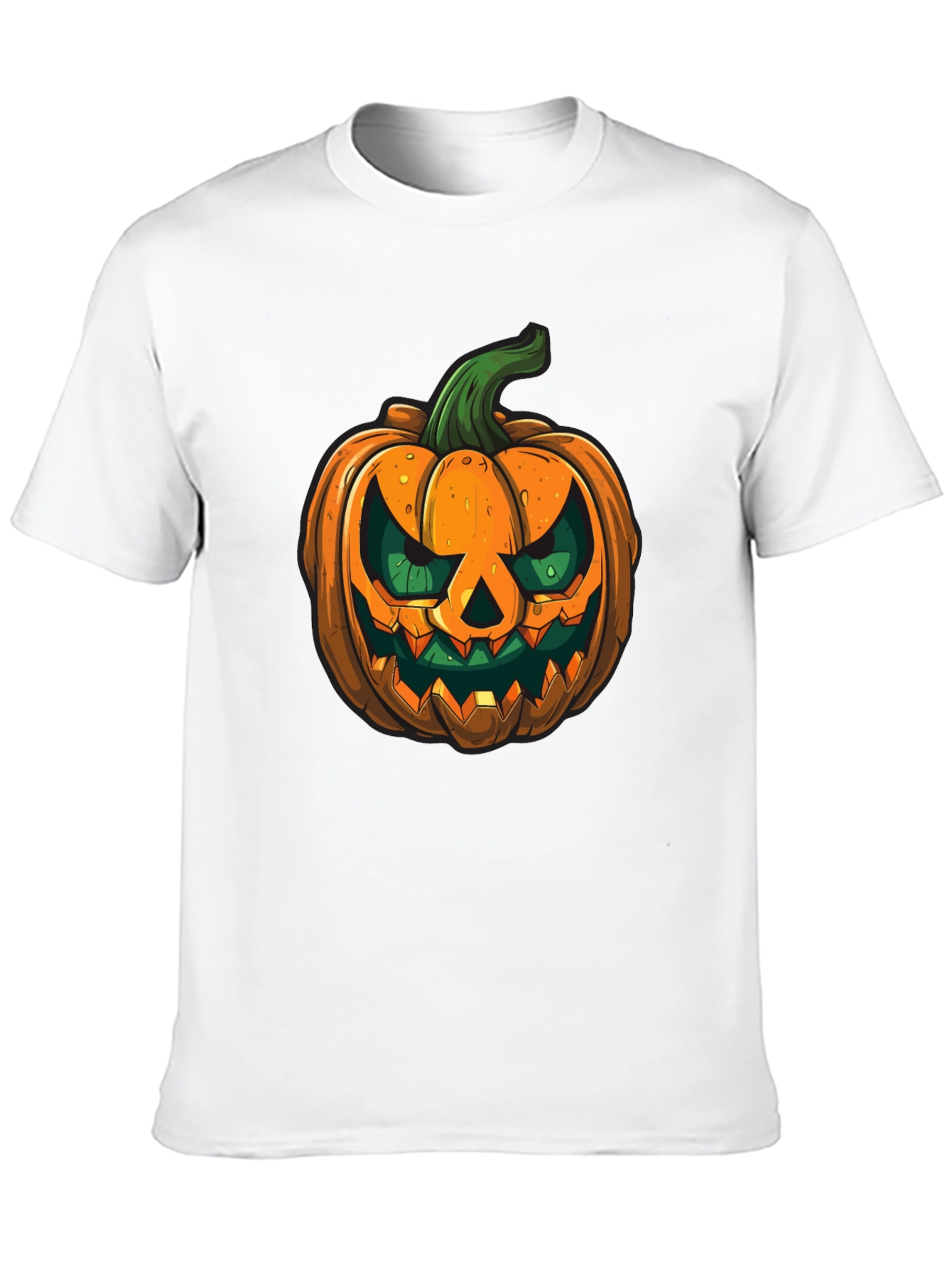 Spooky Pumpkin Graphic Tee - Halloween Style!