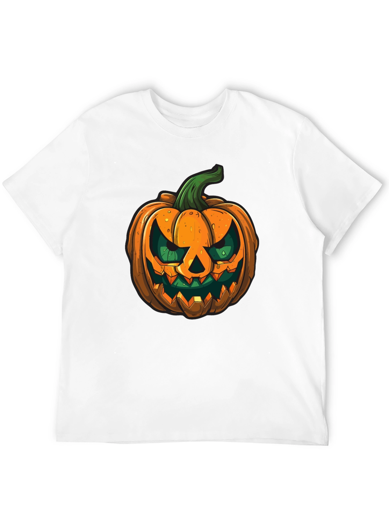 Spooky Pumpkin Graphic Tee - Halloween Style!