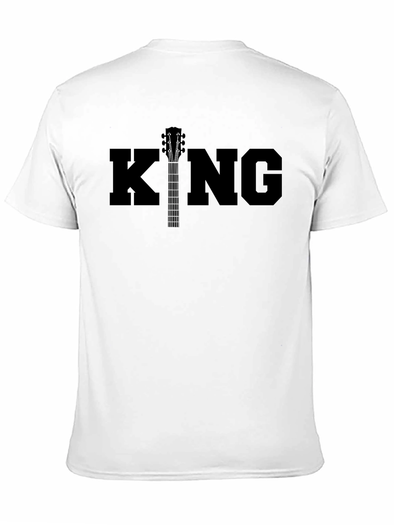 King Guitar Graphic T-Shirt - Black