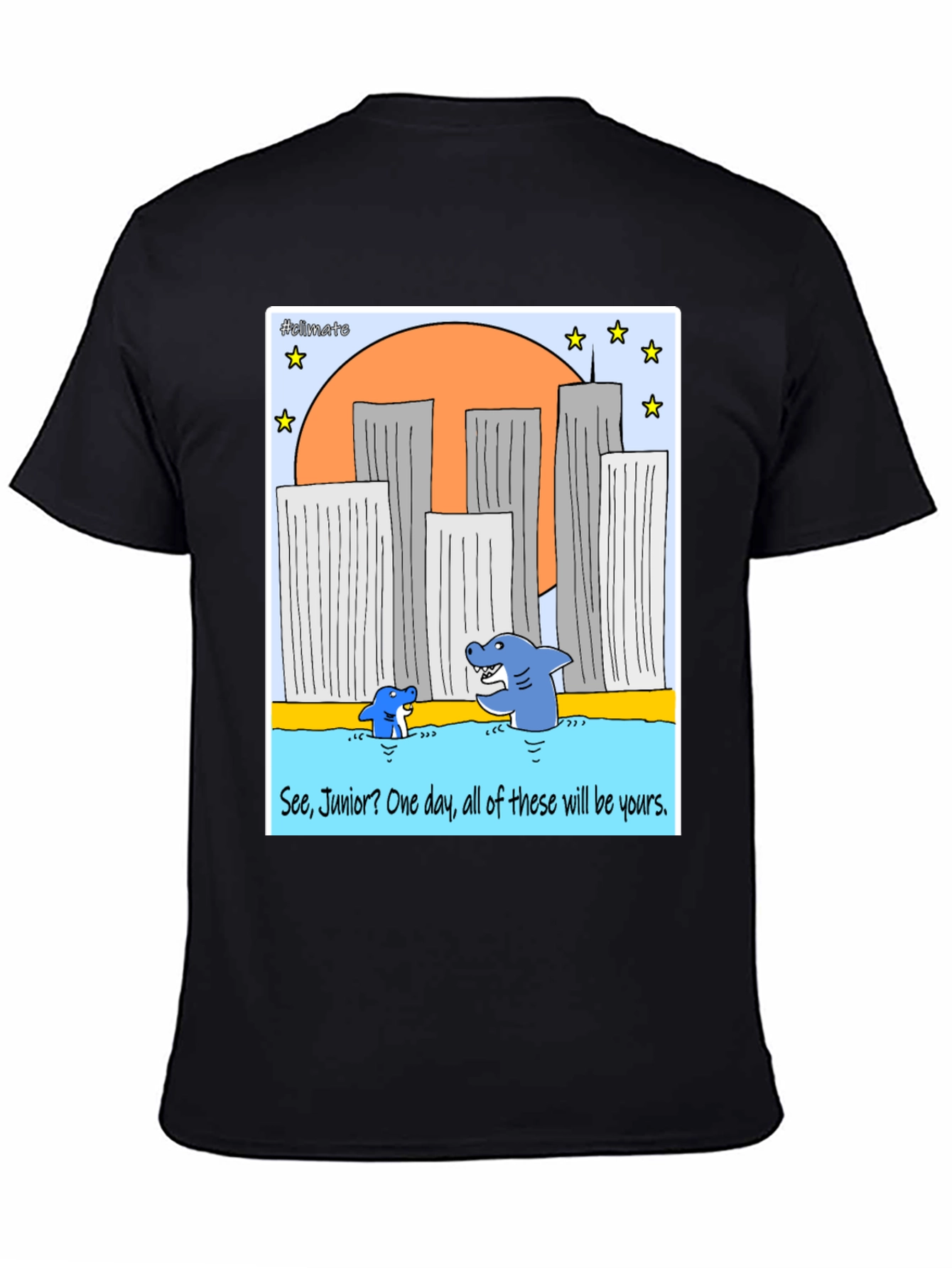 Shark Twin Towers T-Shirt