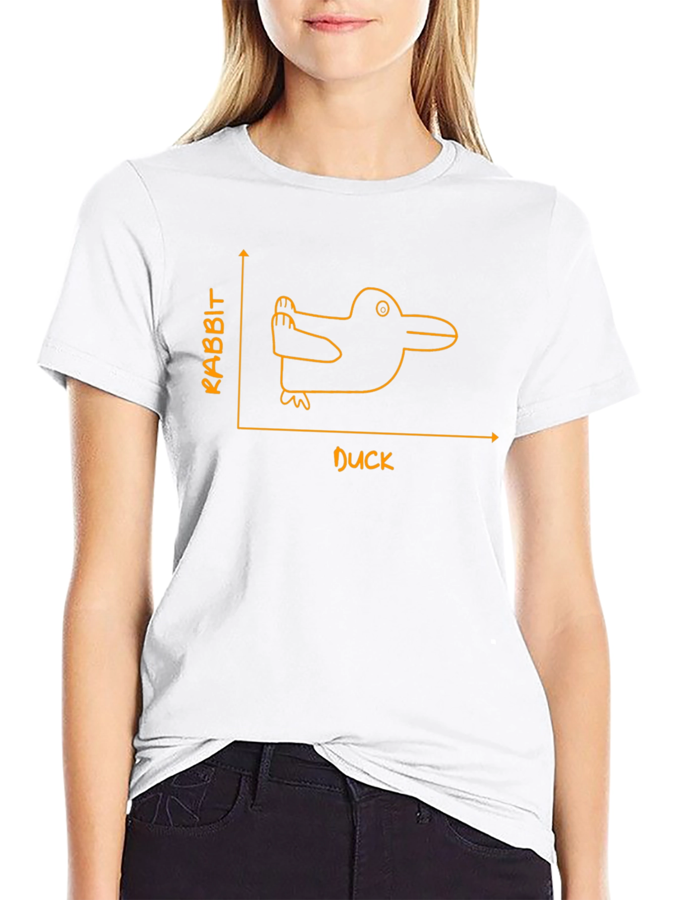Rabbit Duck T-Shirt - Optical Illusion Graphic Tee