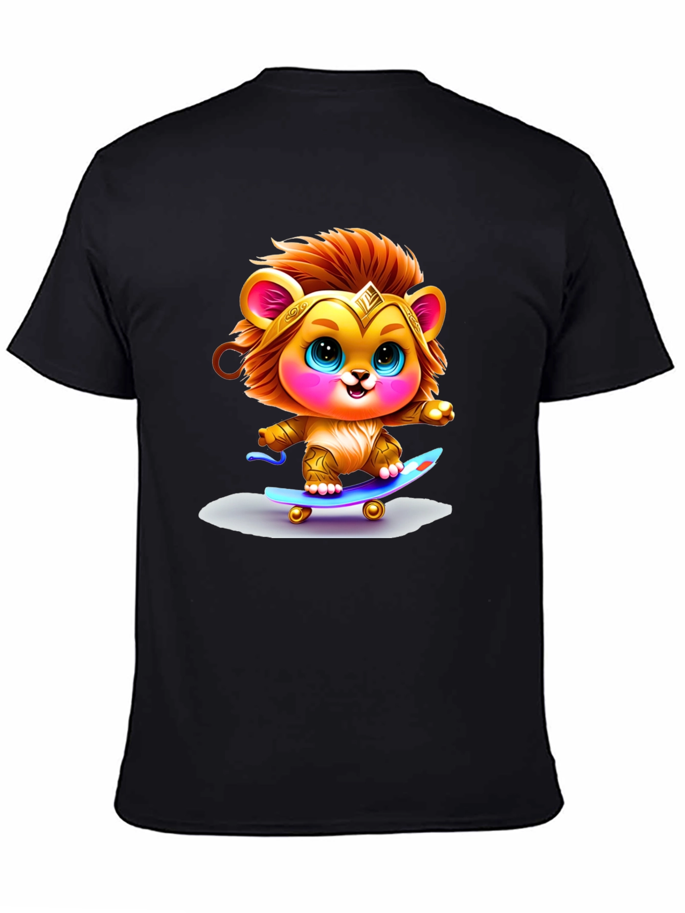 Lion Cub Skateboarder Graphic Tee