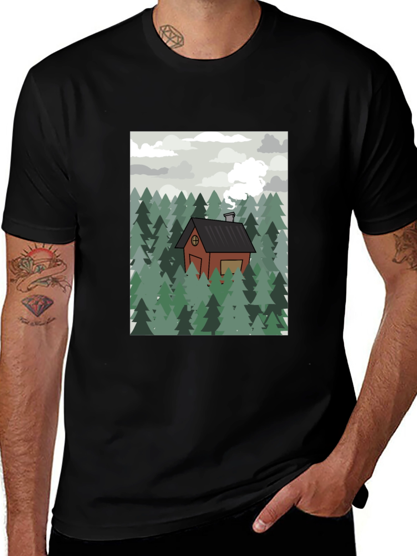 Cabin in the Woods Graphic Tee