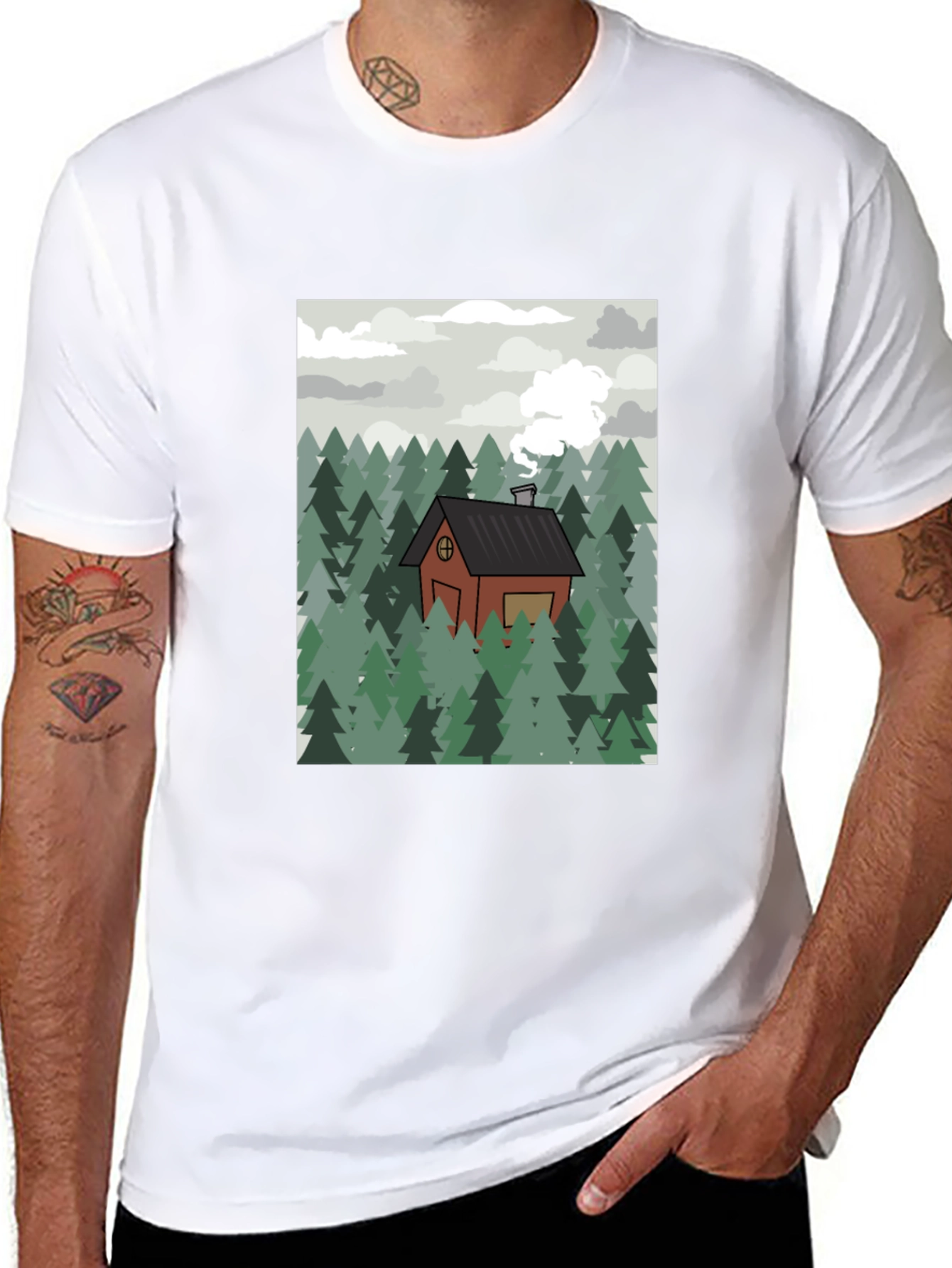 Cabin in the Woods Graphic Tee