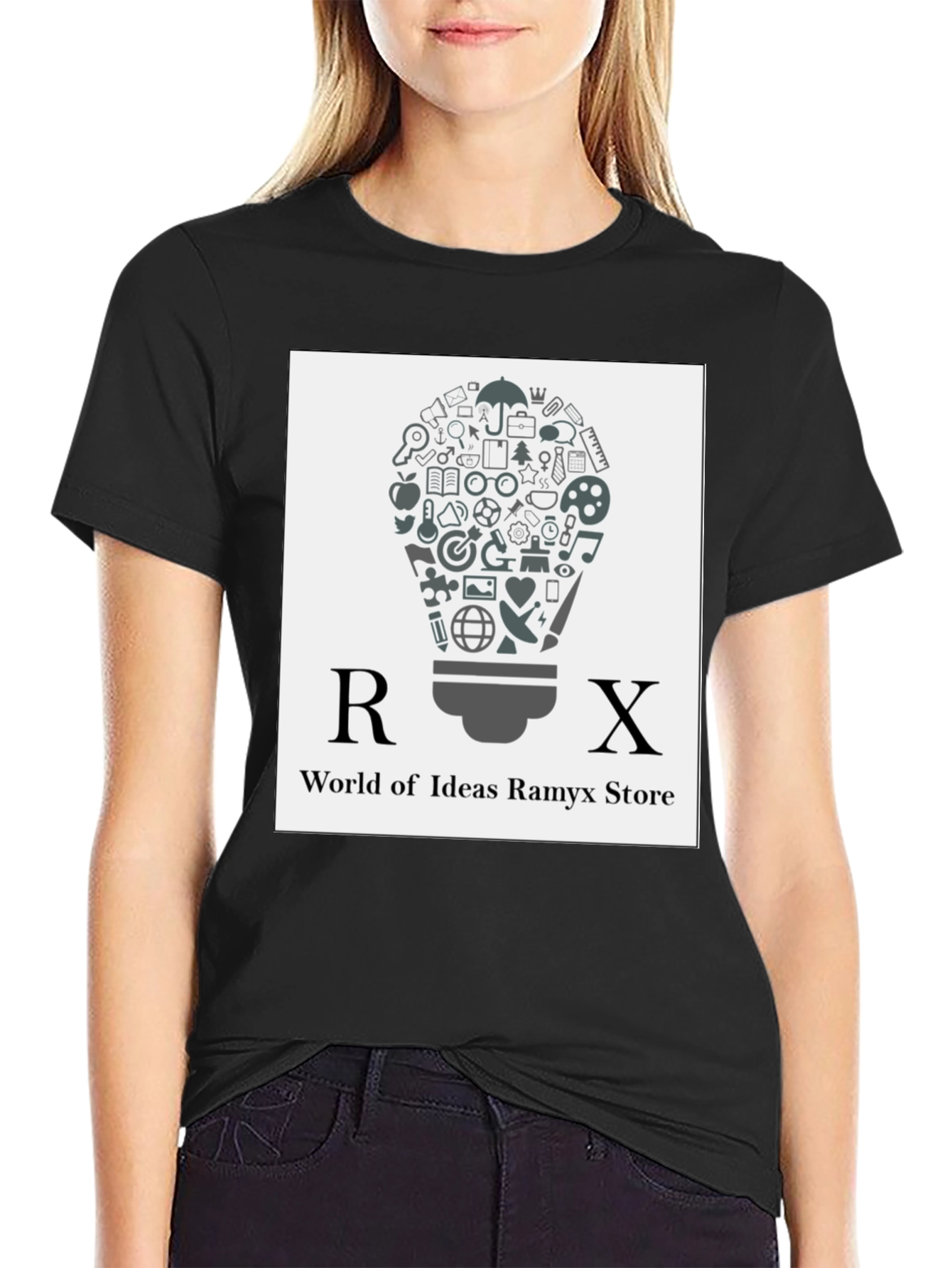 RX World of Ideas Graphic Tee - Black