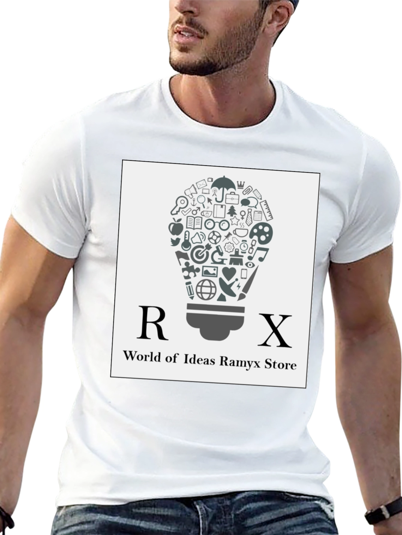 RX World of Ideas Graphic Tee - Black