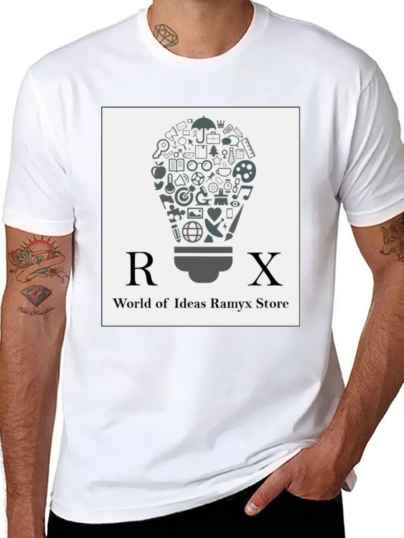 RX World of Ideas Graphic Tee - Black