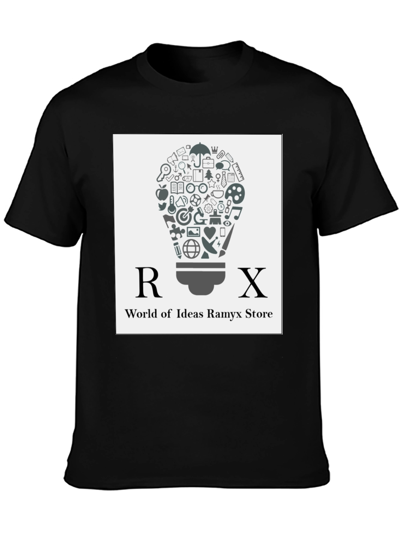 RX World of Ideas Graphic Tee - Black