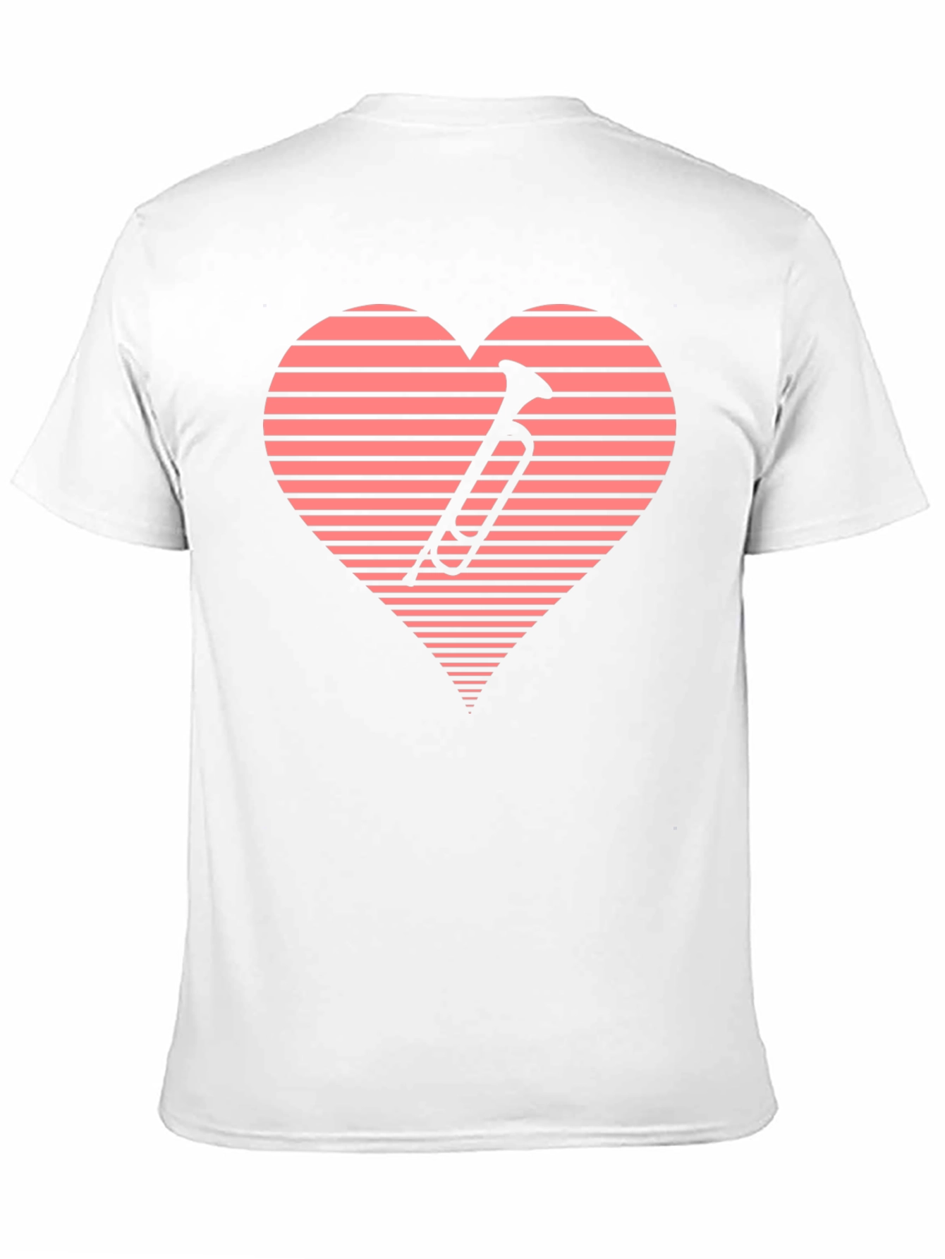 Music Lovers Trumpet Heart T-Shirt