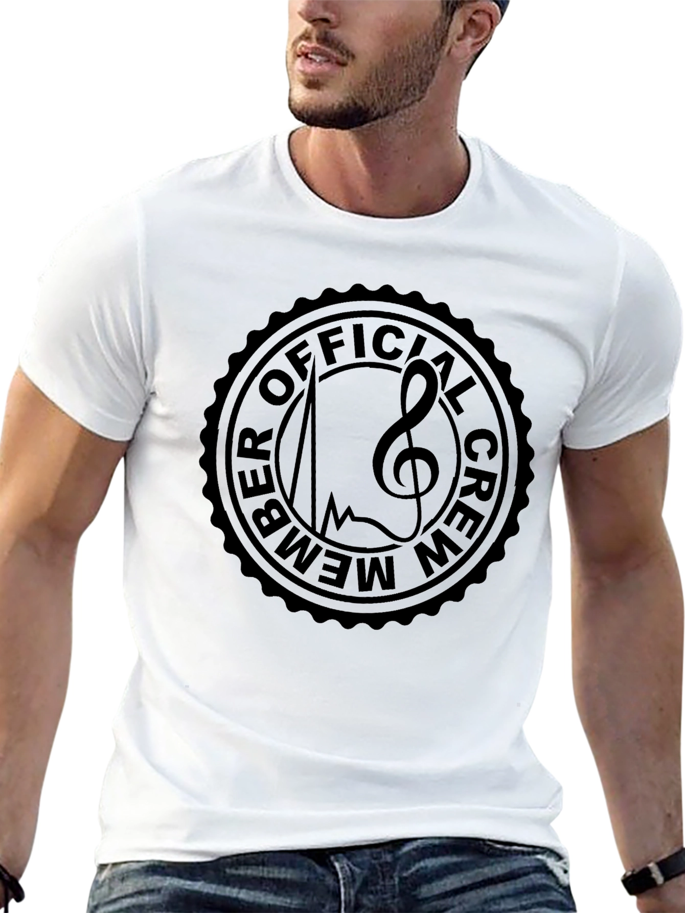 Official Crew Member Treble Clef Black T-Shirt