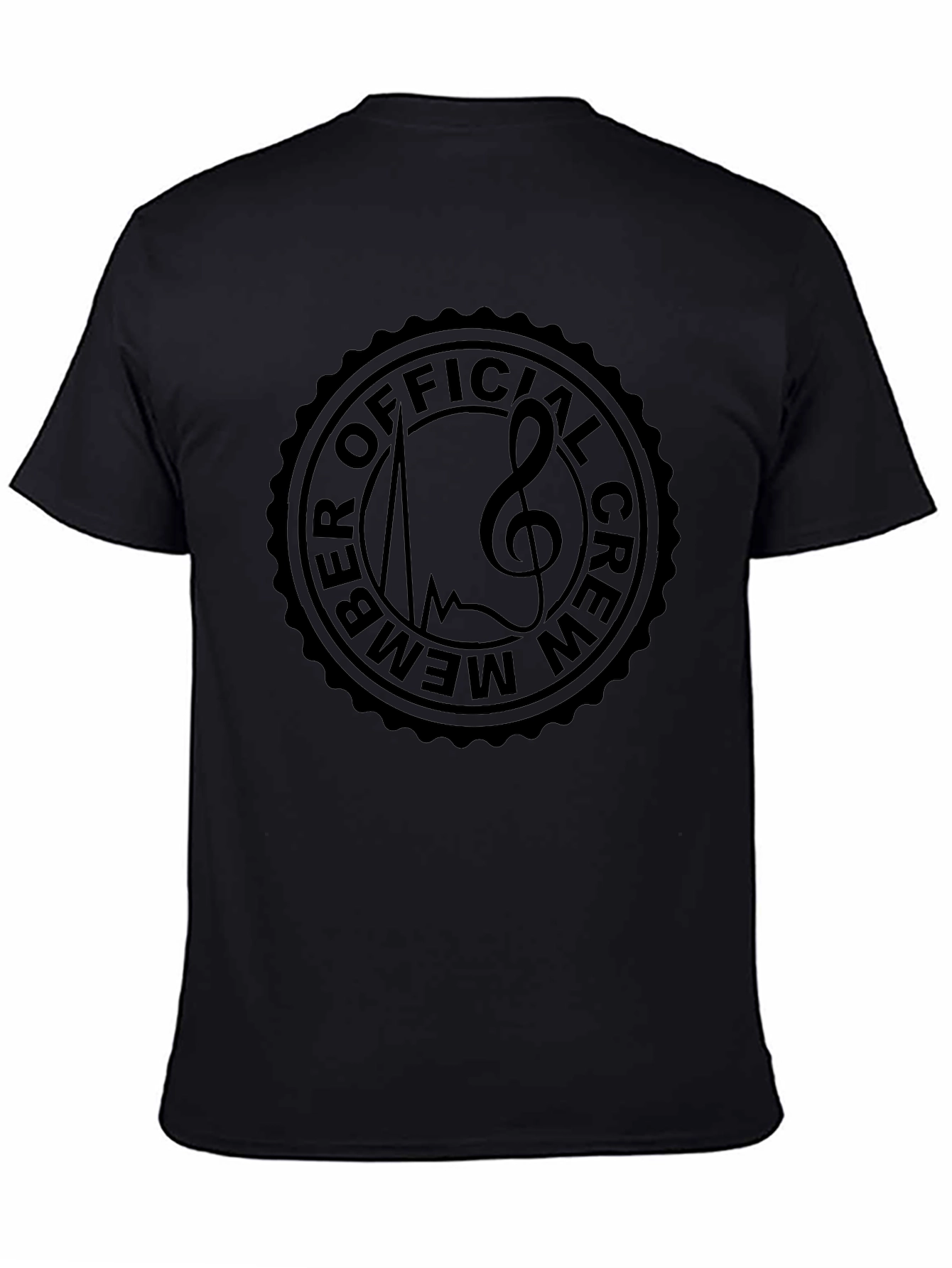 Official Crew Member Treble Clef Black T-Shirt
