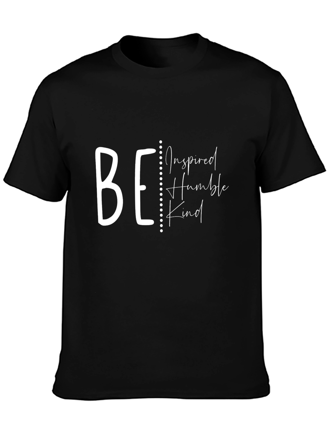 Be Inspired Black Graphic Tee