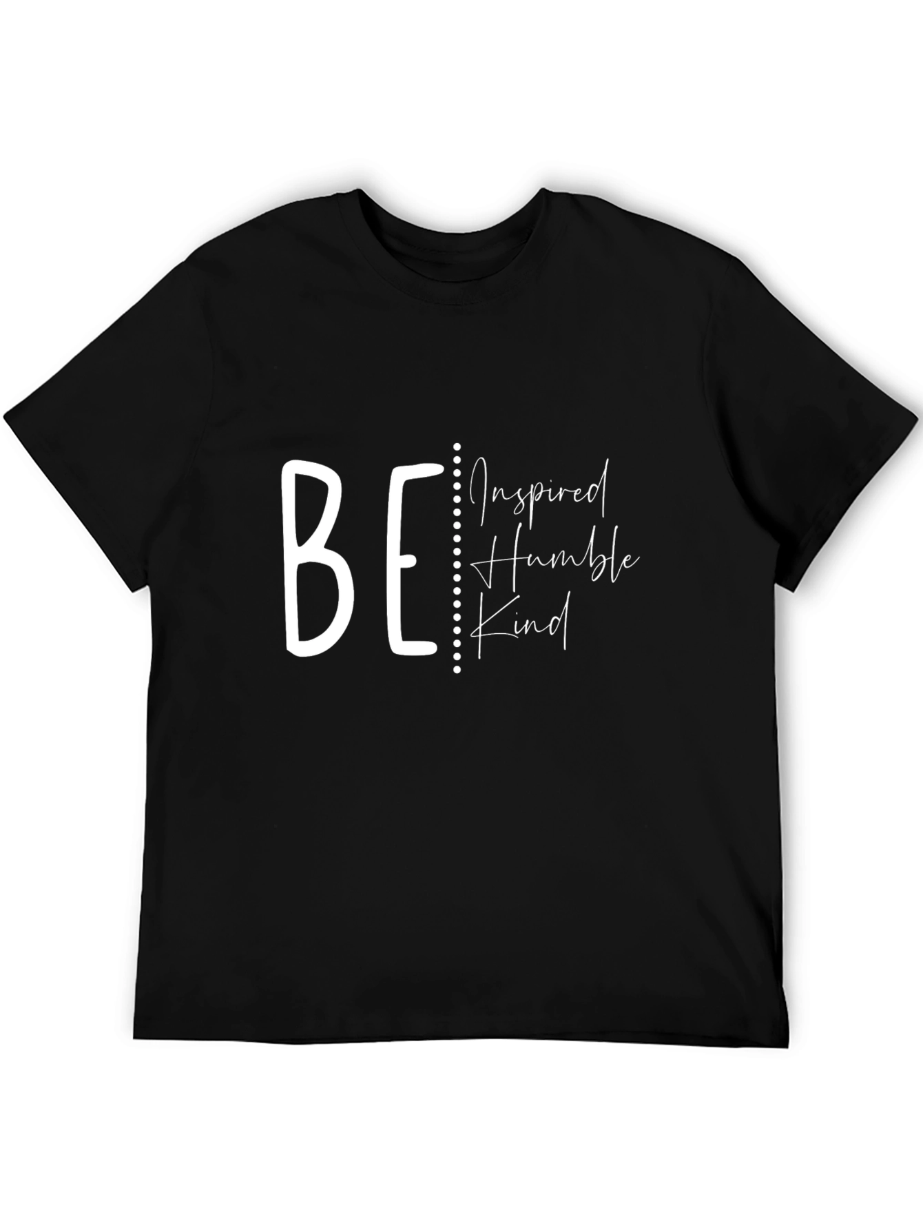 Be Inspired Black Graphic Tee