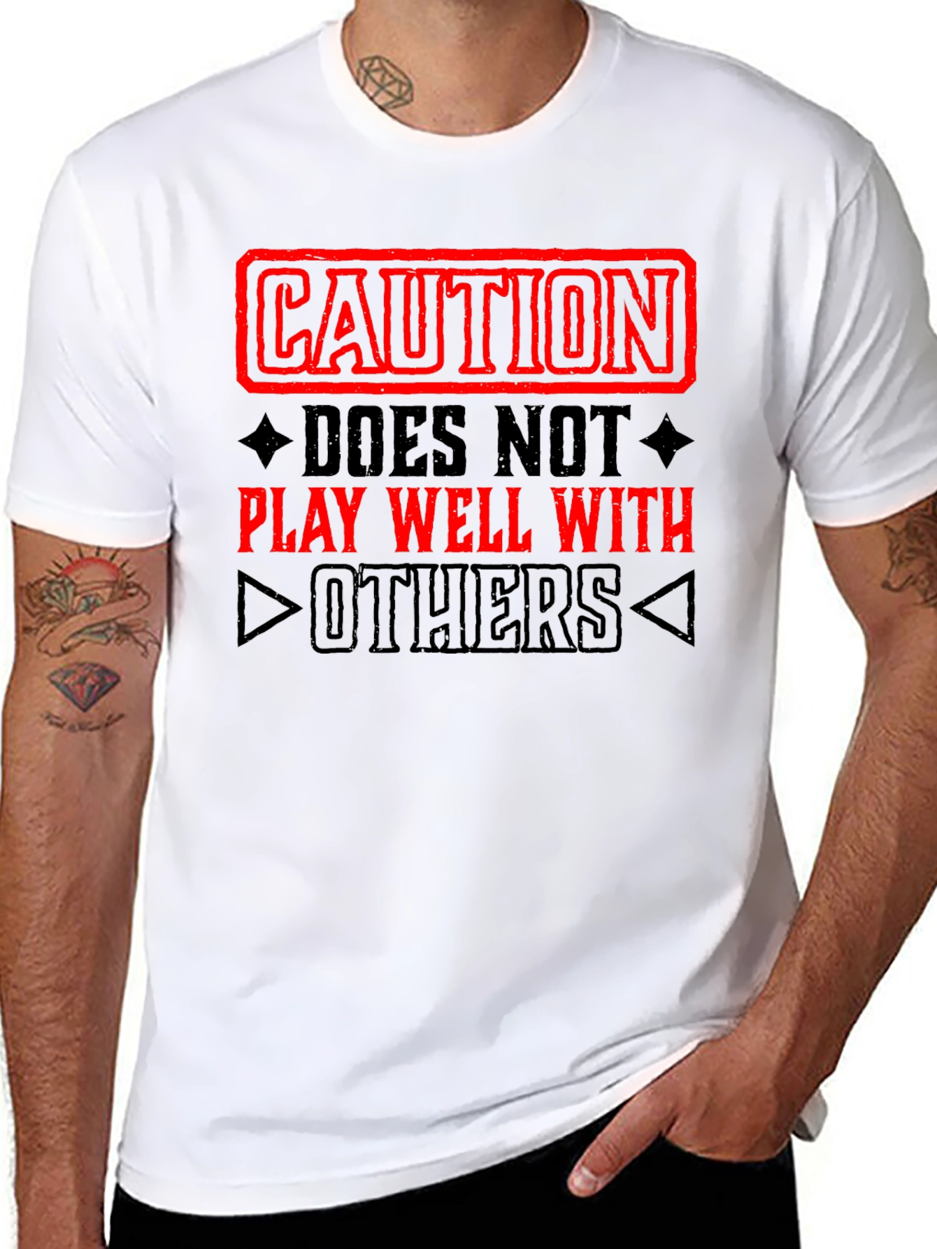Caution: Does Not Play Well With Others T-Shirt