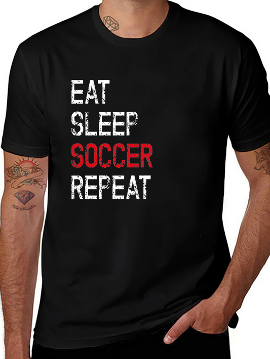 Eat Sleep Soccer Repeat T-Shirt