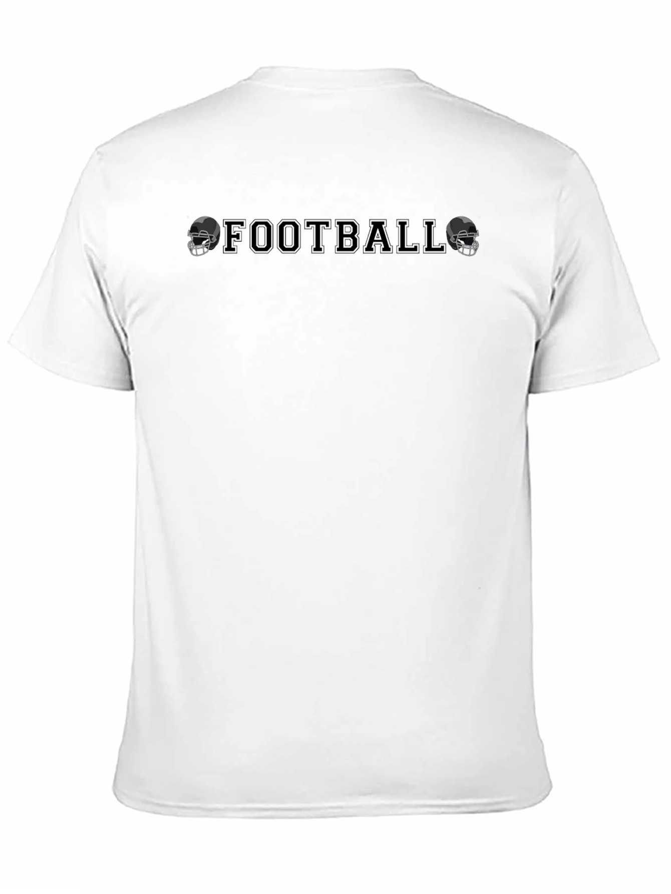 Football Graphic T-Shirt - Black
