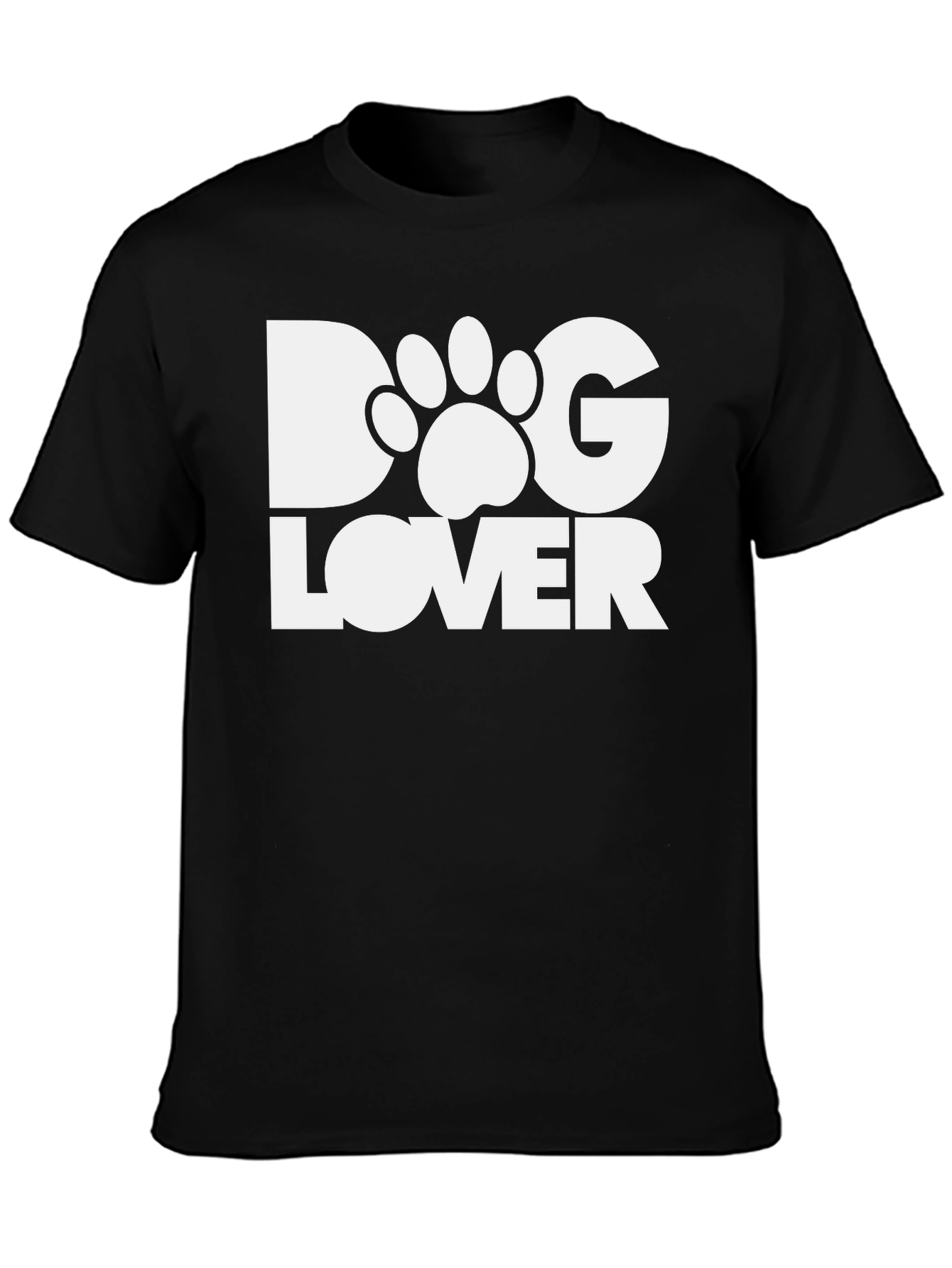 Dog Lover Black T-Shirt