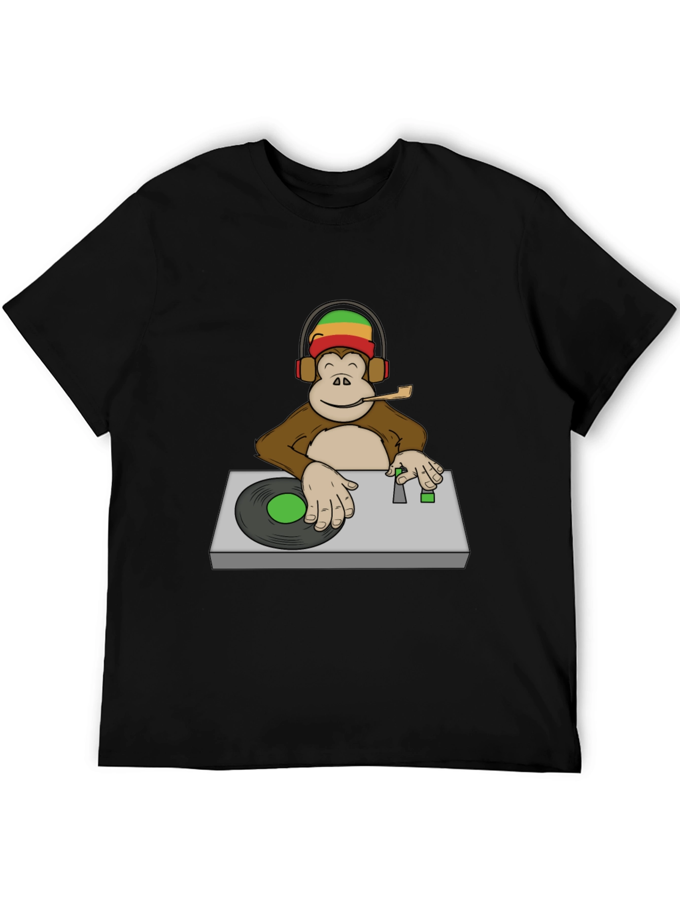 DJ Monkey Graphic T-Shirt