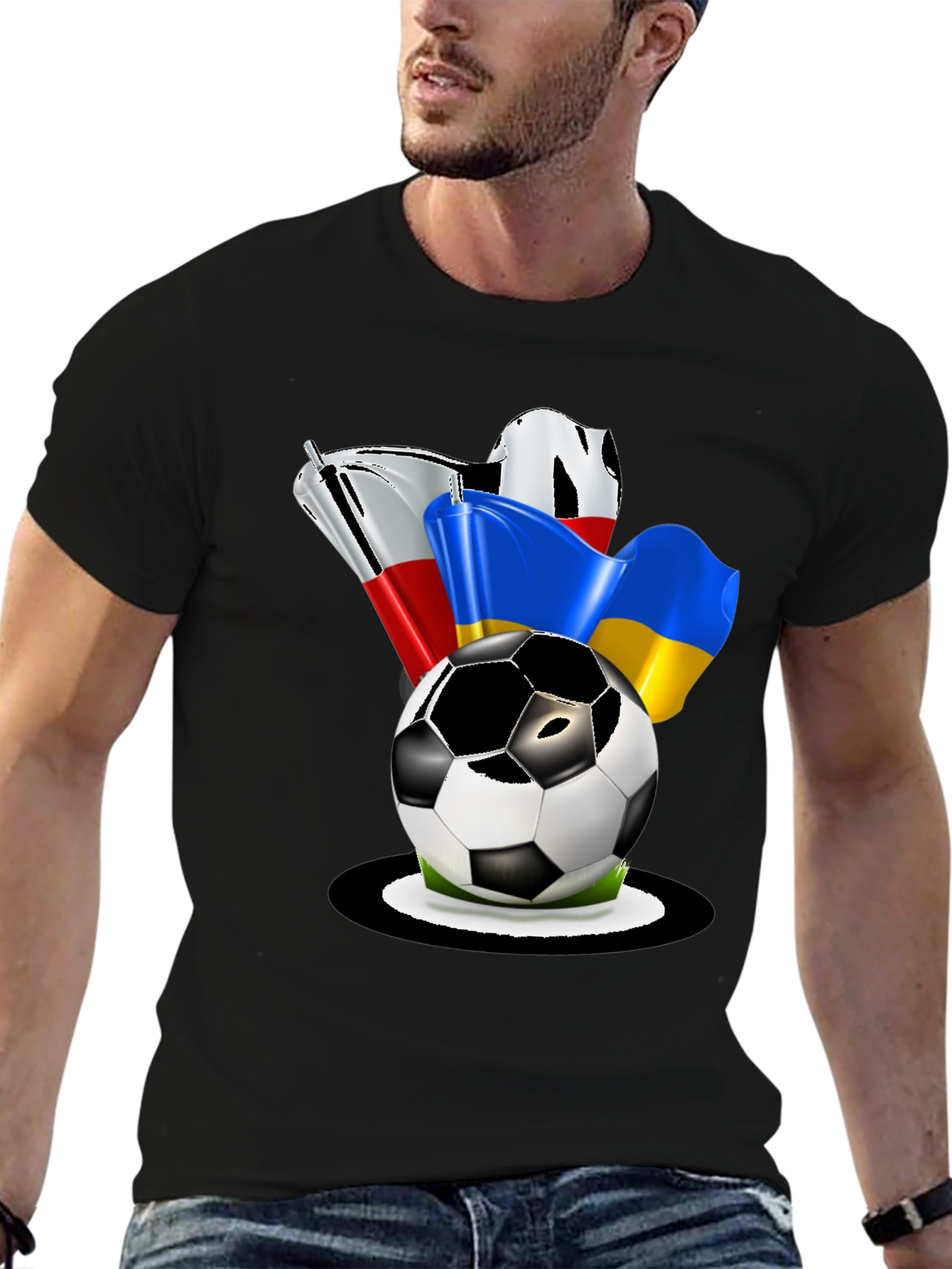 Poland & Ukraine Soccer Pride T-Shirt