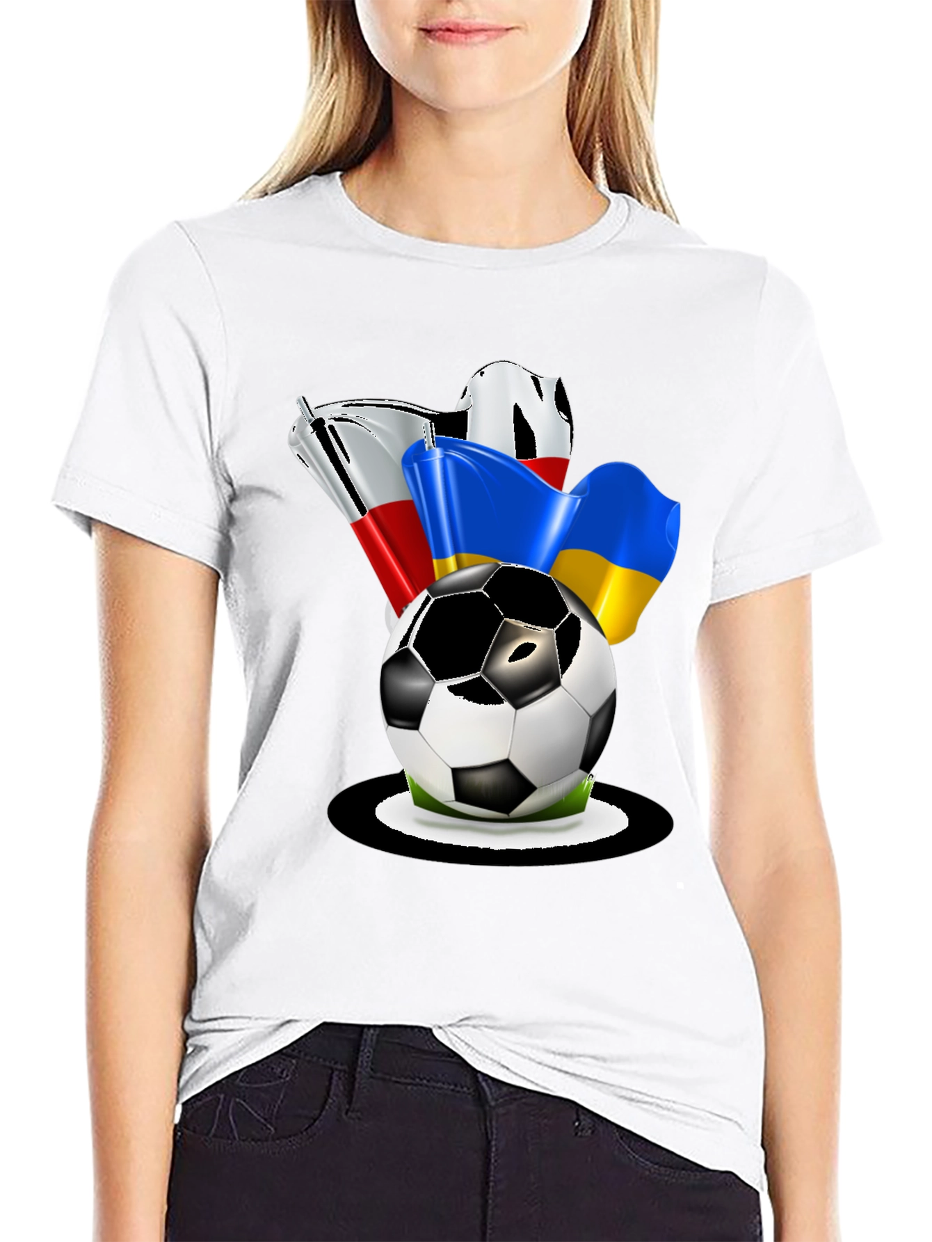 Poland & Ukraine Soccer Pride T-Shirt