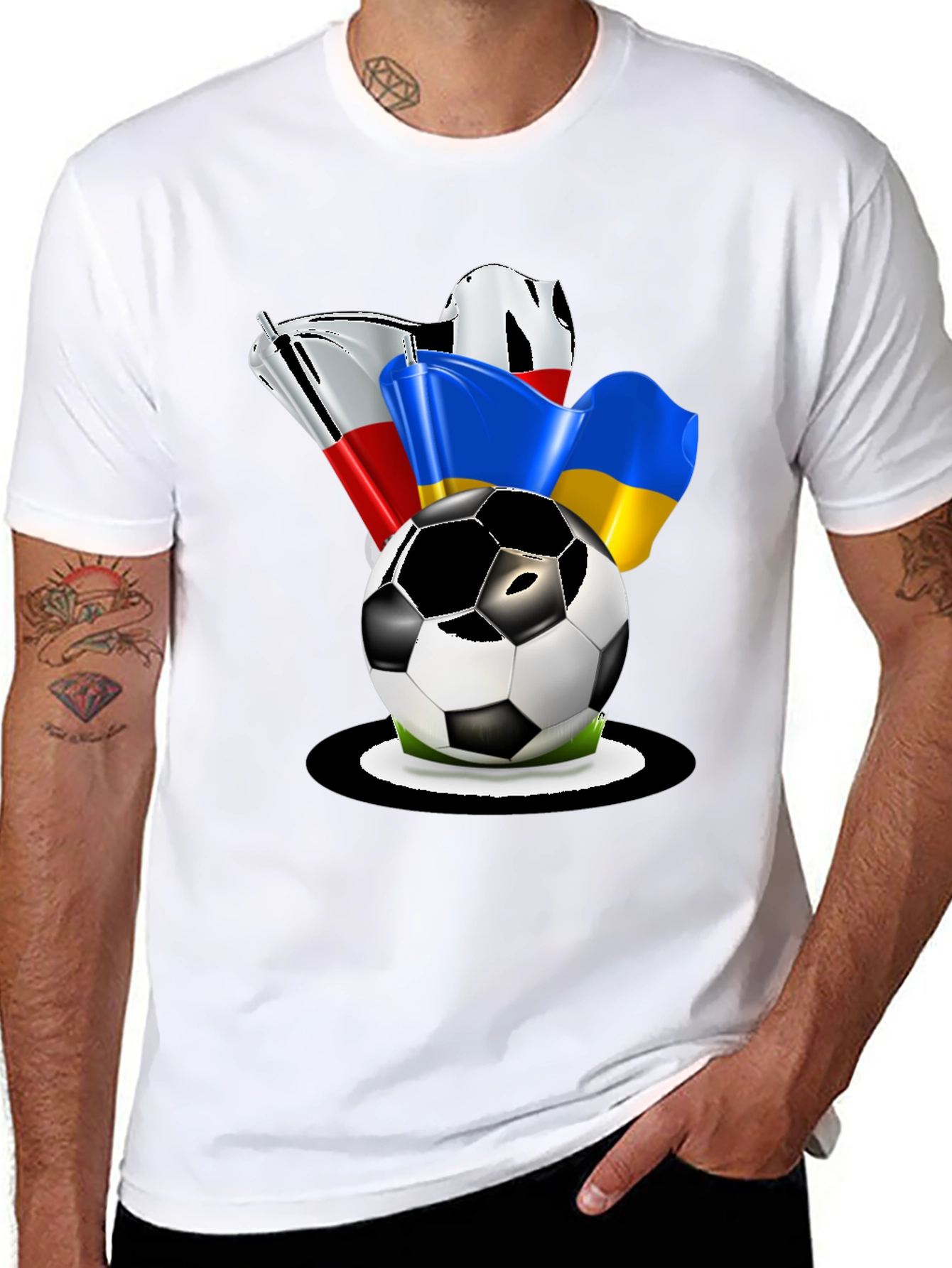 Poland & Ukraine Soccer Pride T-Shirt