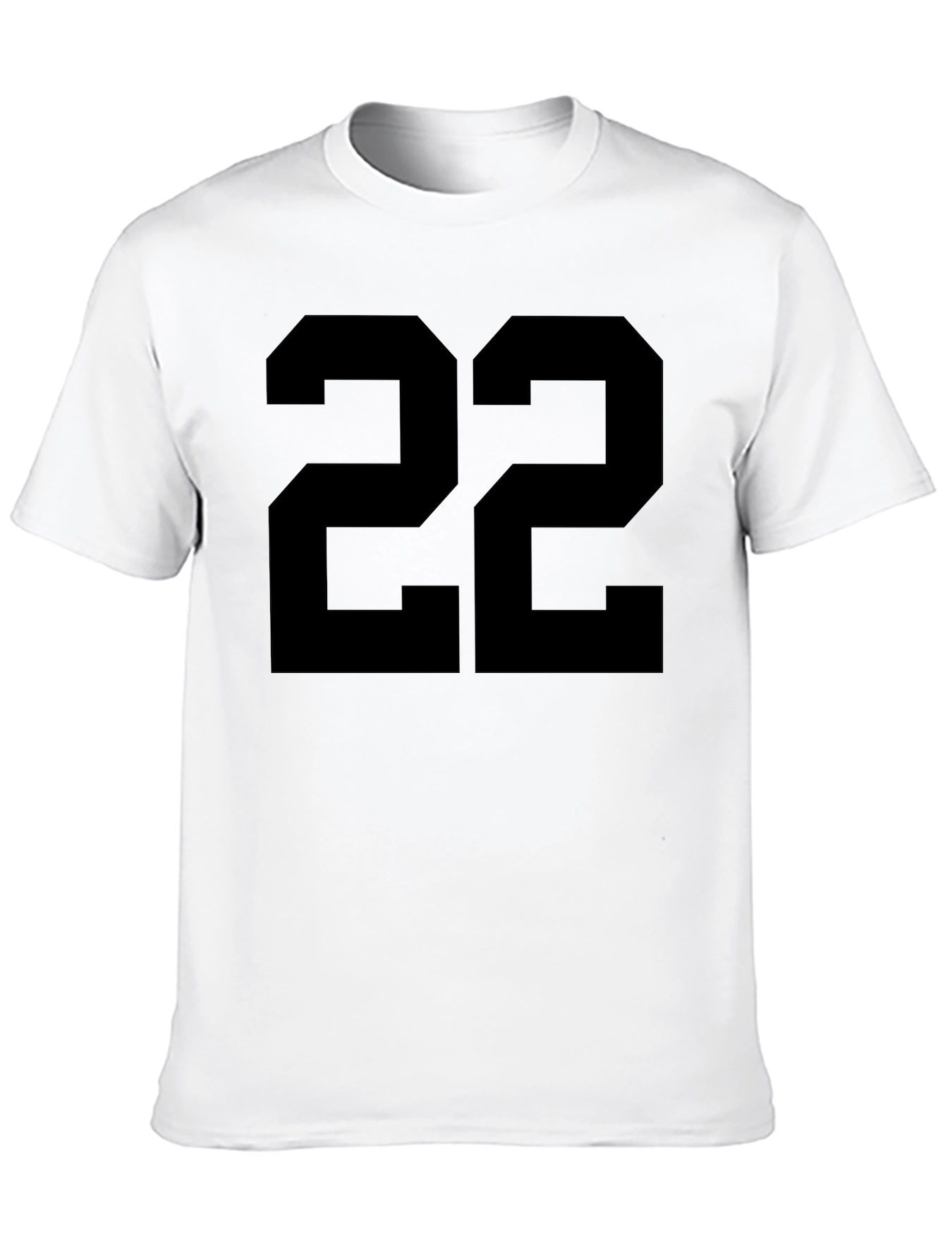 Black T-Shirt with Number 22