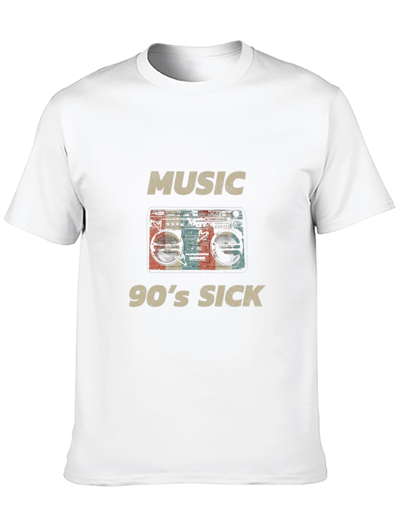Retro Music 90s Sick Graphic T-Shirt