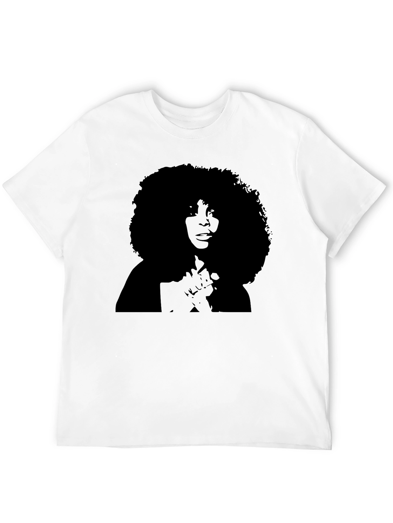 Retro Afro Silhouette Tee - Classic Style