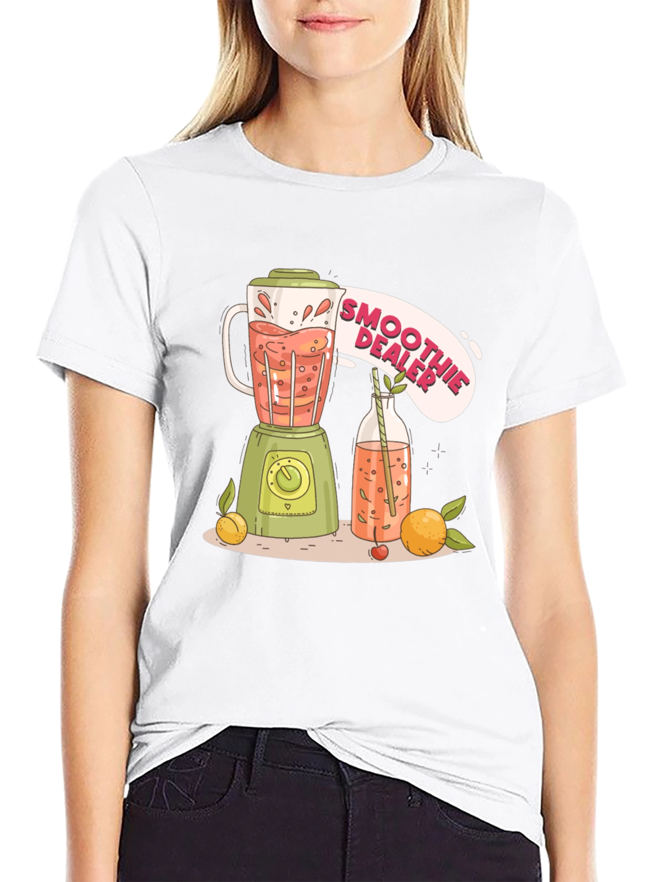 Smoothie Dealer Black Graphic Tee