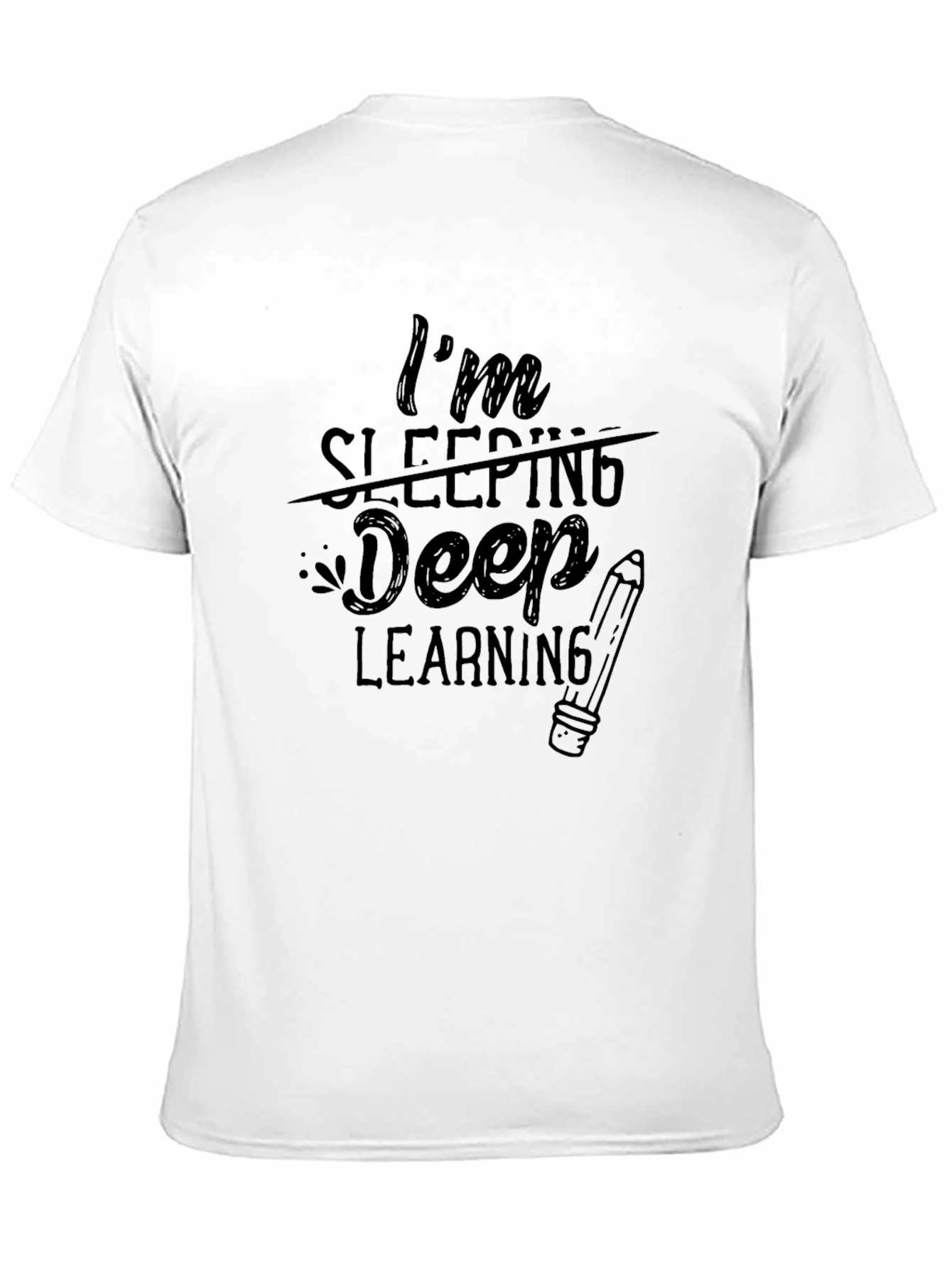 Im Deep Learning T-Shirt - Black Graphic Tee