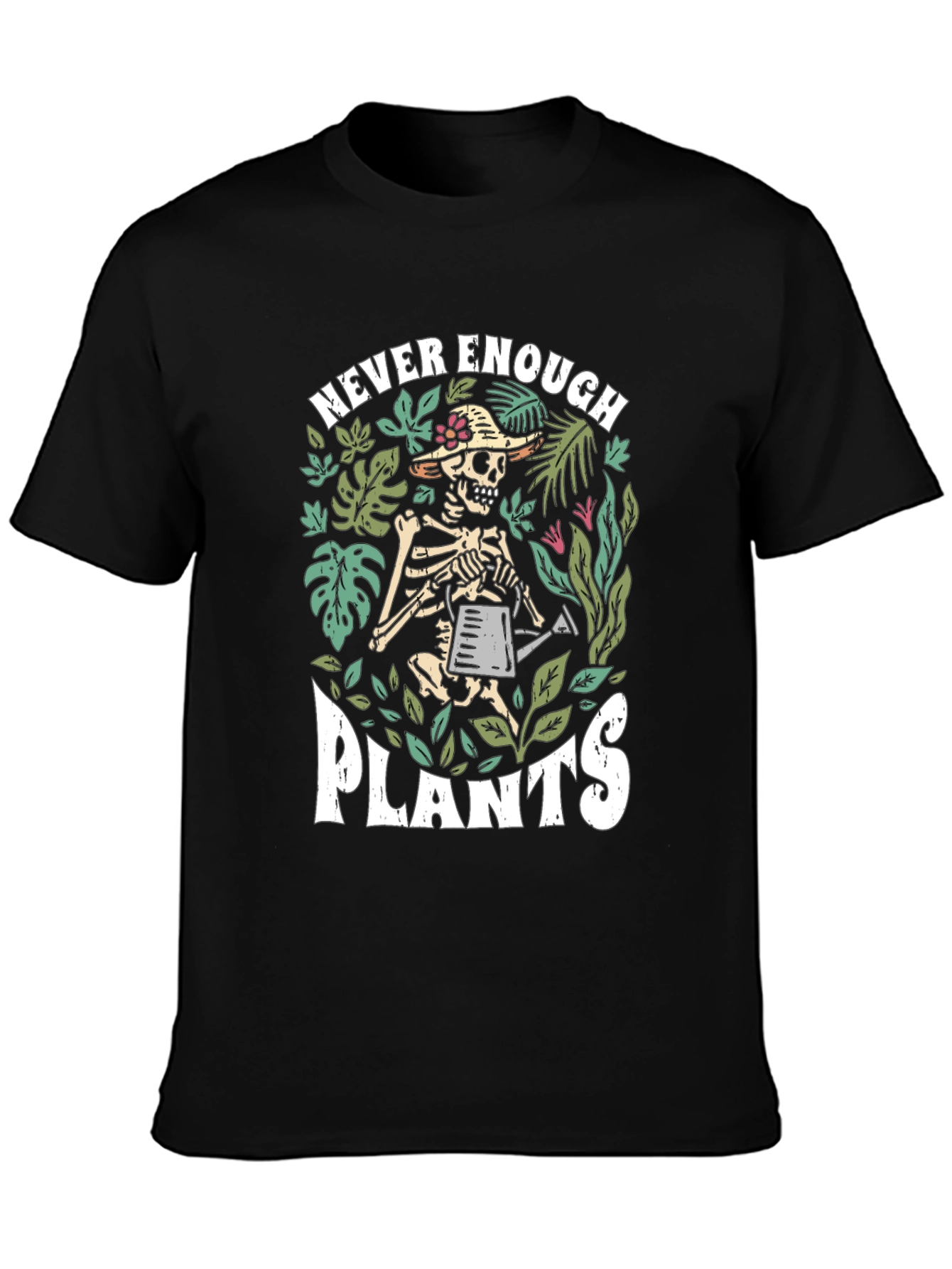 Never Enough Plants Skeleton Graphic Tee