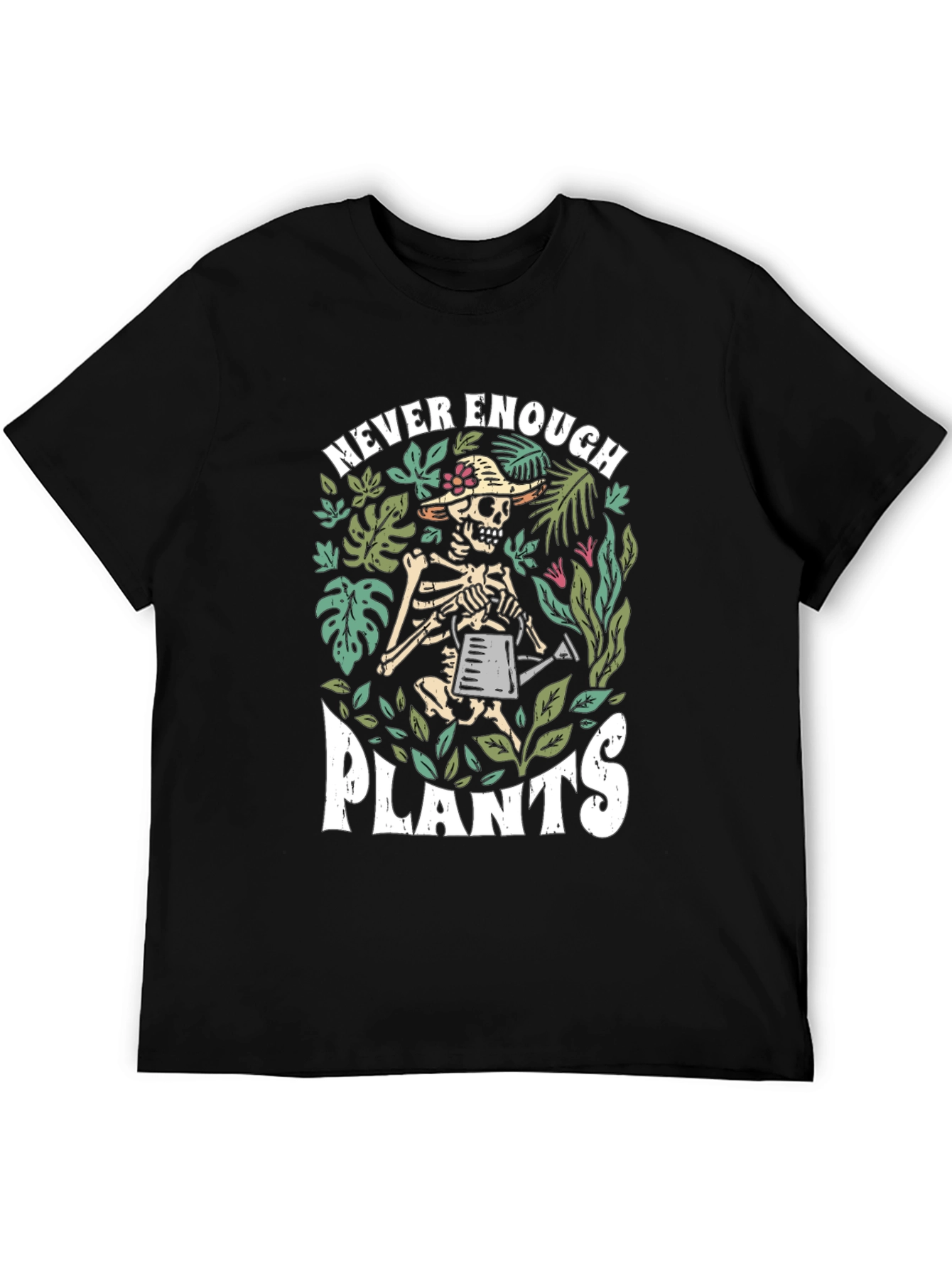 Never Enough Plants Skeleton Graphic Tee