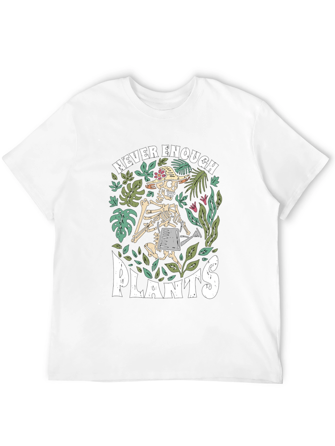 Never Enough Plants Skeleton Graphic Tee