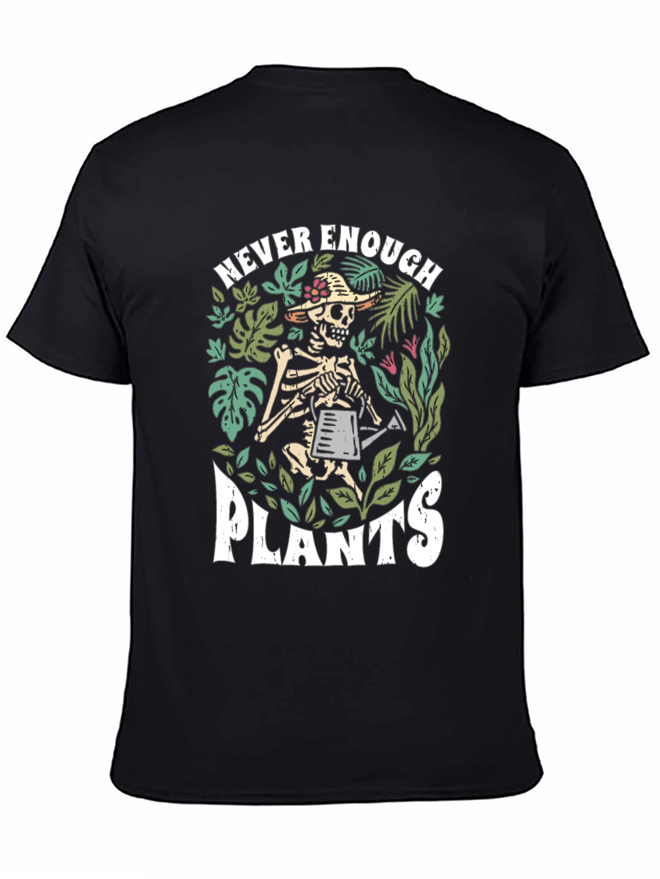 Never Enough Plants Skeleton Graphic Tee