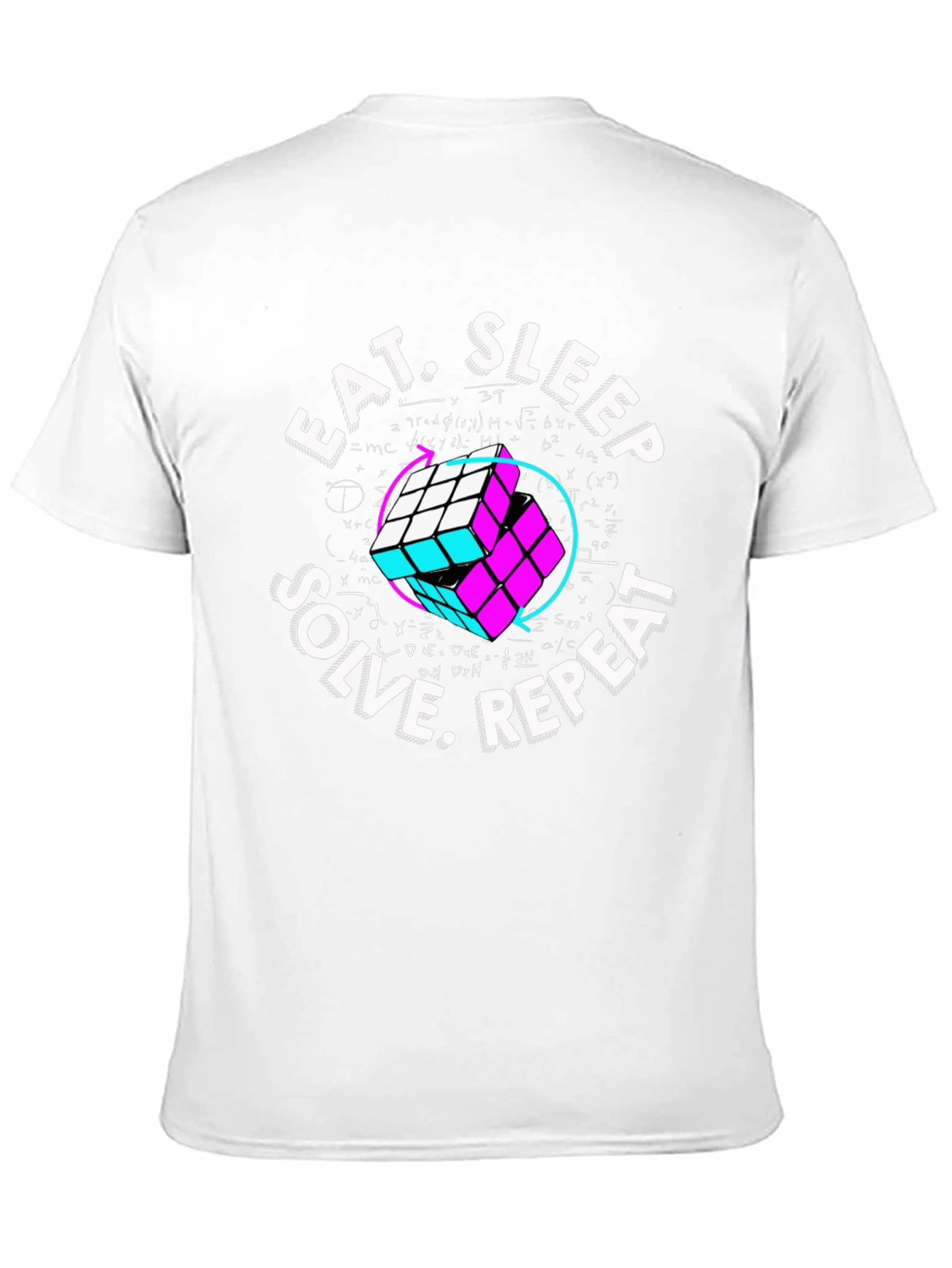 Eat Sleep Solve Repeat Rubiks Cube T-Shirt