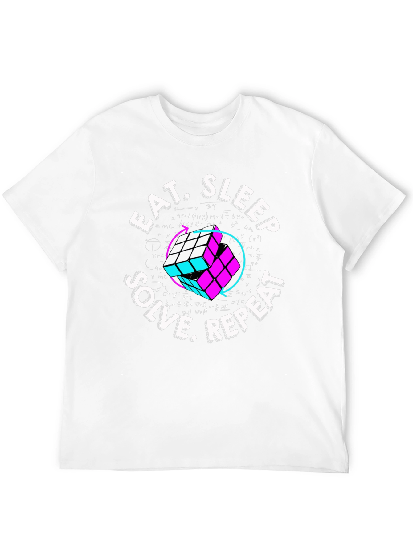 Eat Sleep Solve Repeat Rubiks Cube T-Shirt